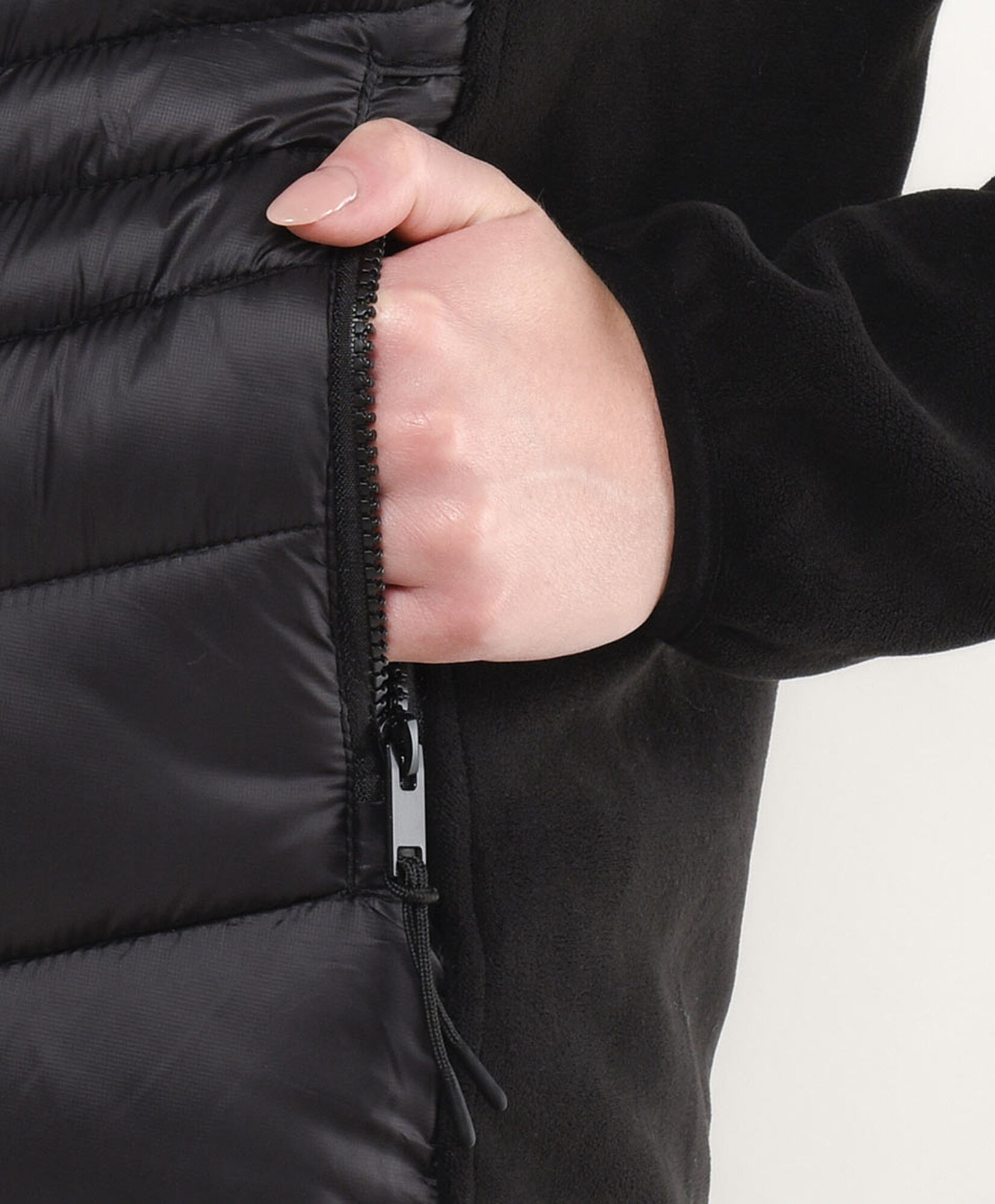 Parka mujer mix telas Parka mujer mix telas