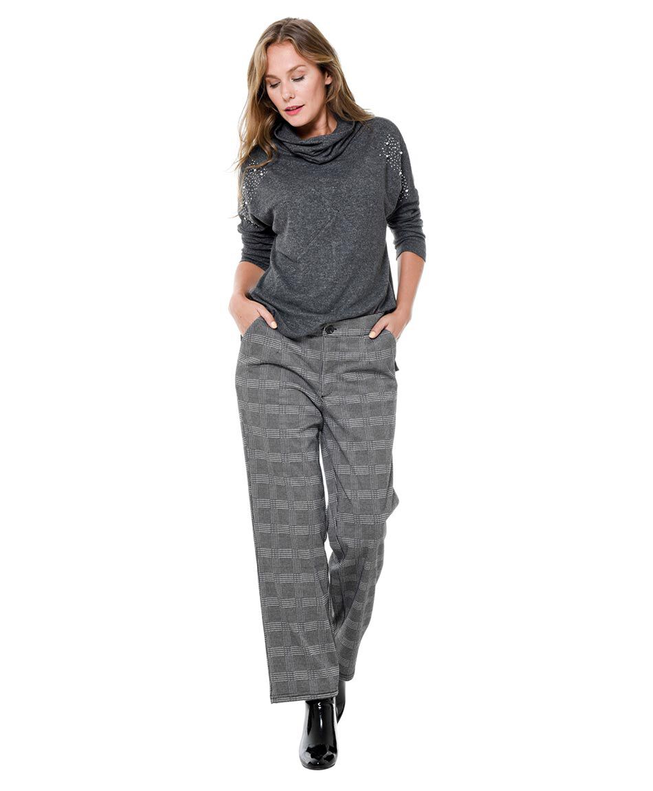 Pantalon recto escoces