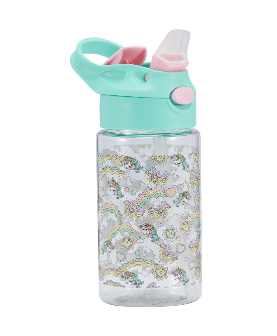 Botella escolar unicornios