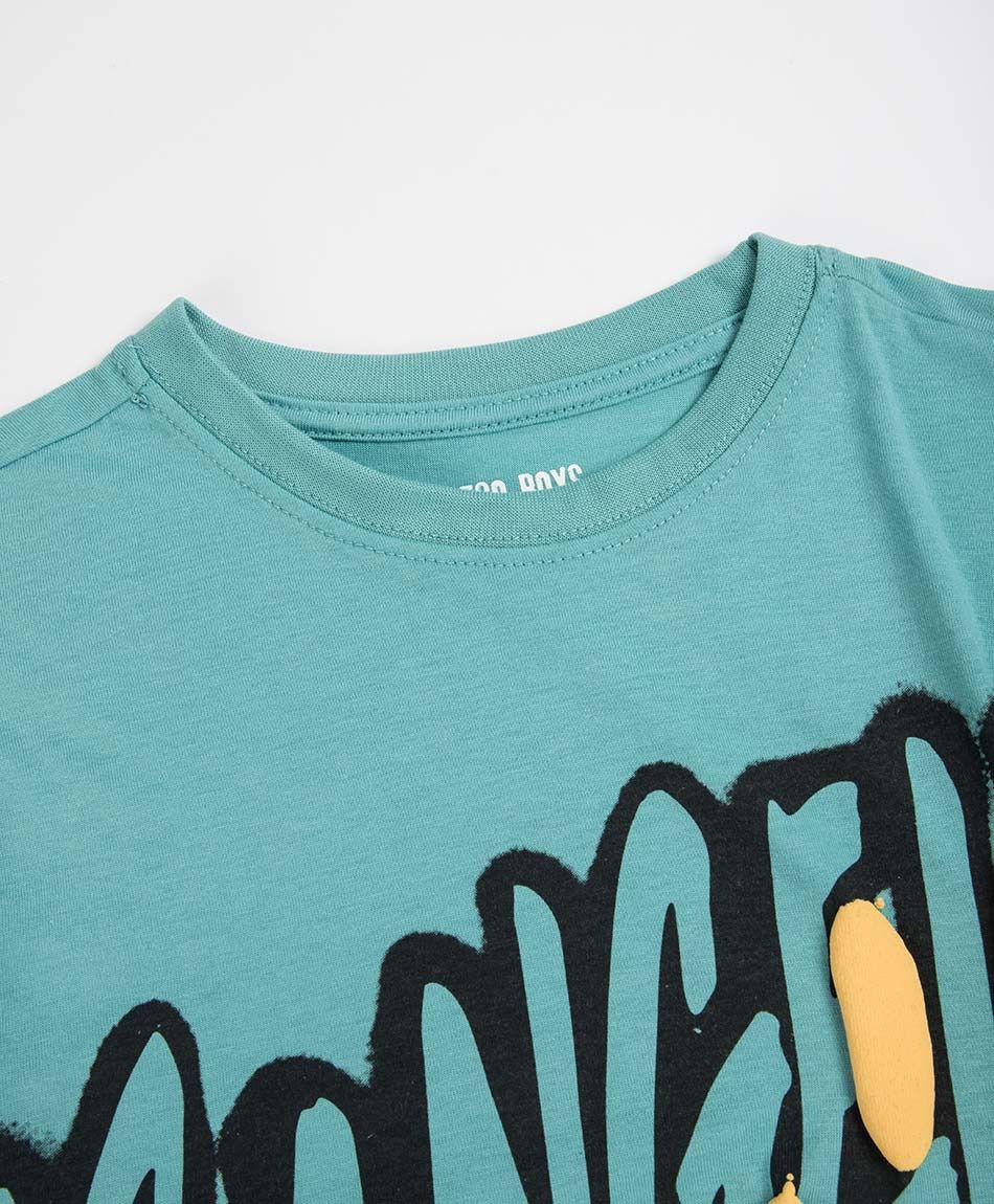 Polera ni&ntilde;o frase graffiti