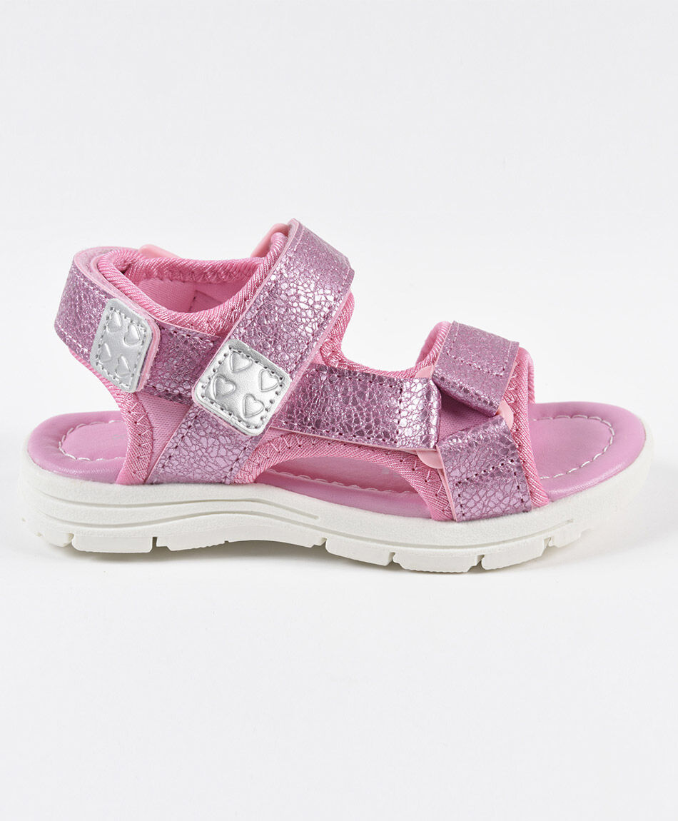 Sandalia infantil corazones