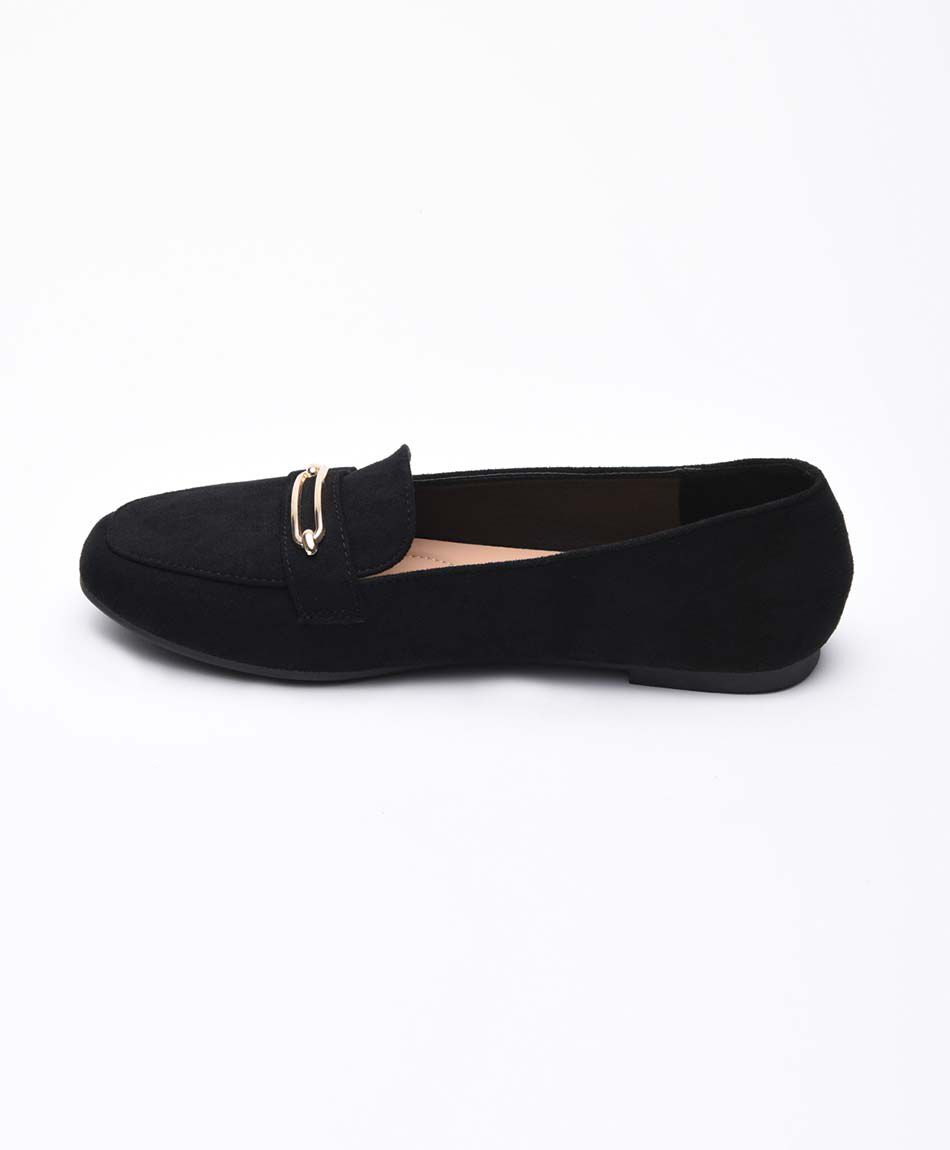 Mocas&iacute;n mujer hebilla taco cuadrado