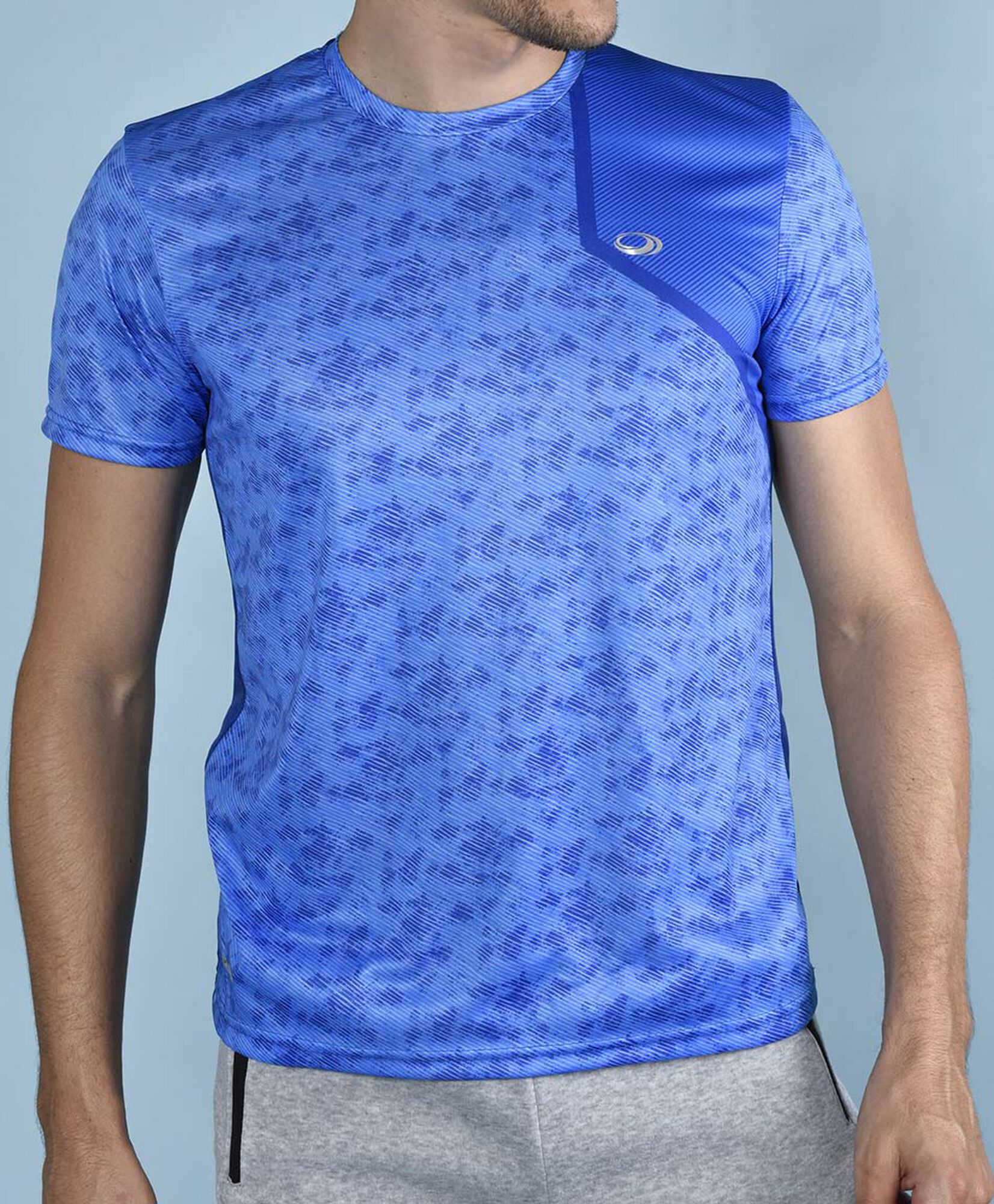 Polera deportiva manga corta cuello redondo Polera deportiva manga corta cuello redondo