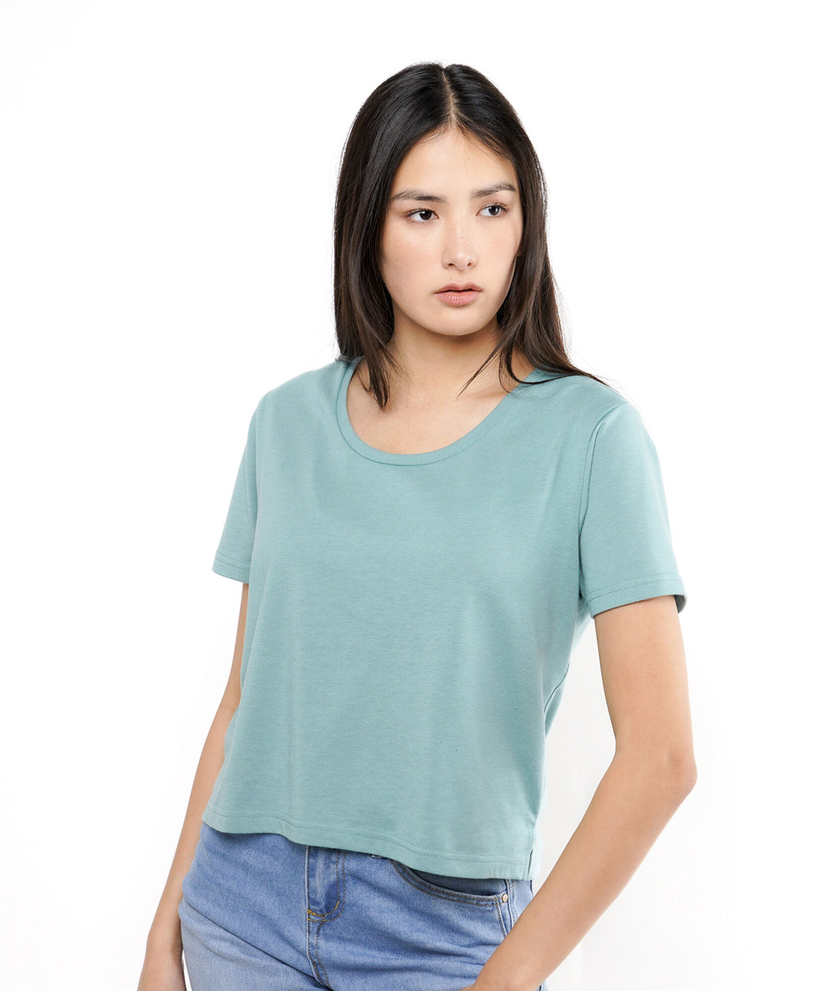 Polera mujer clasic crop Polera mujer clasic crop
