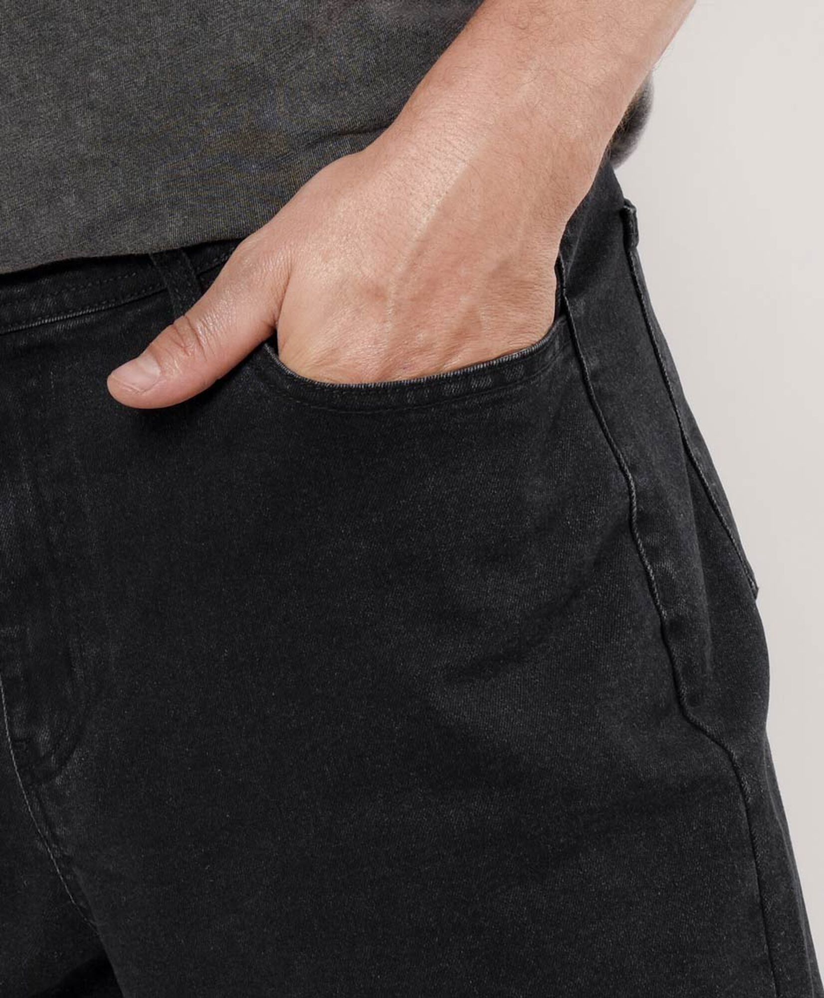 Short hombre denim negro Short hombre denim negro