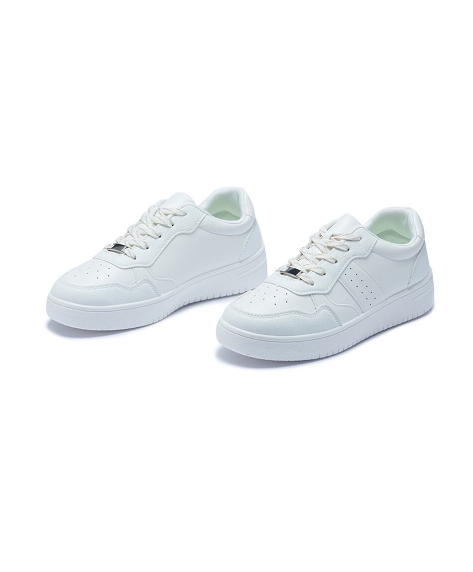 Zapatillas mujer puntos white