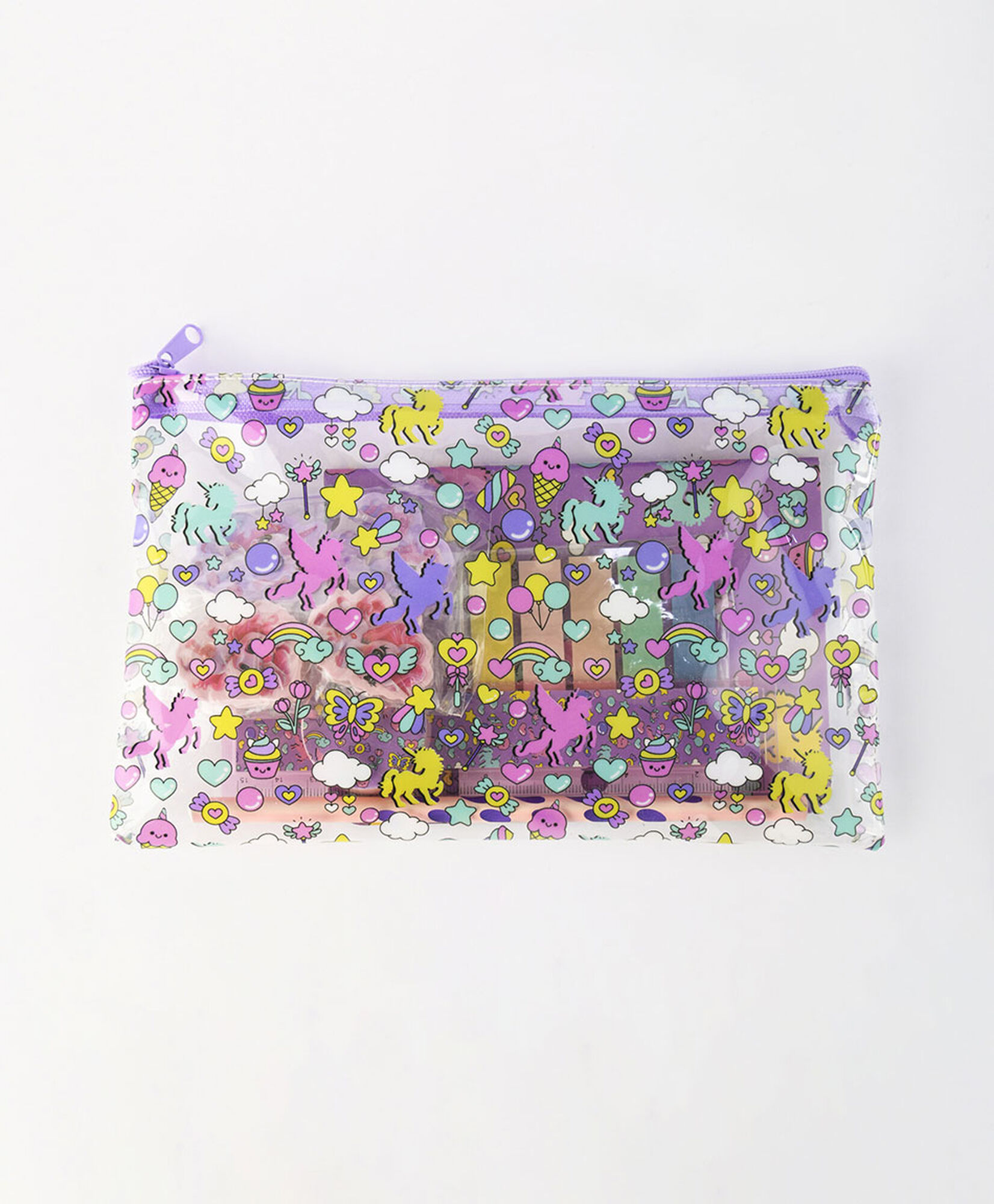 Kit estuche escolar unicornio Kit estuche escolar unicornio