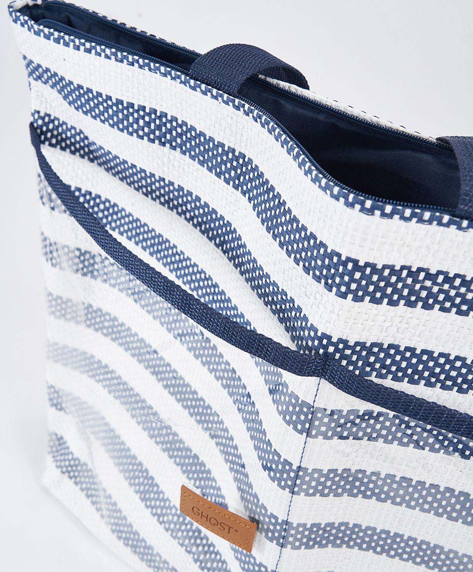 Set bolso playa mujer rayas azul Set bolso playa mujer rayas azul