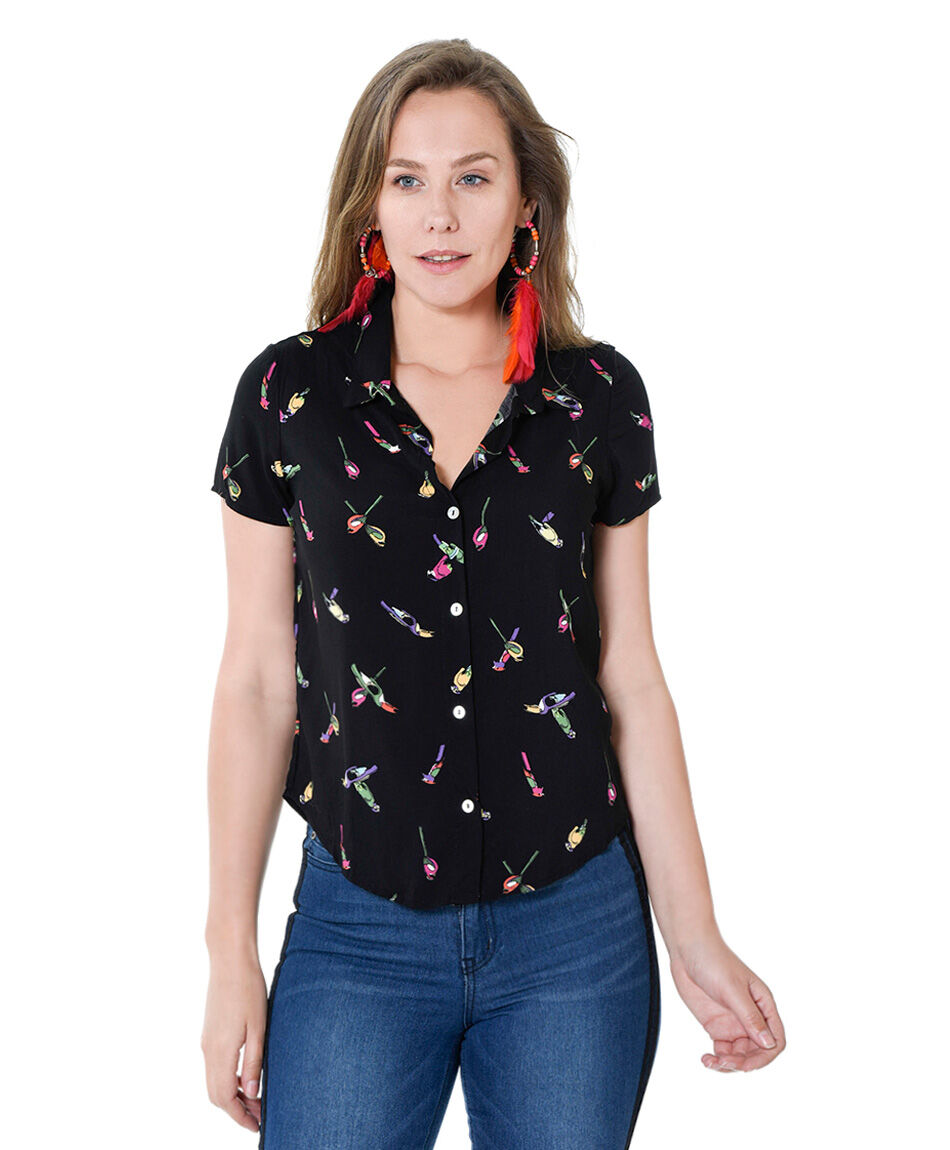 Blusa tropical p