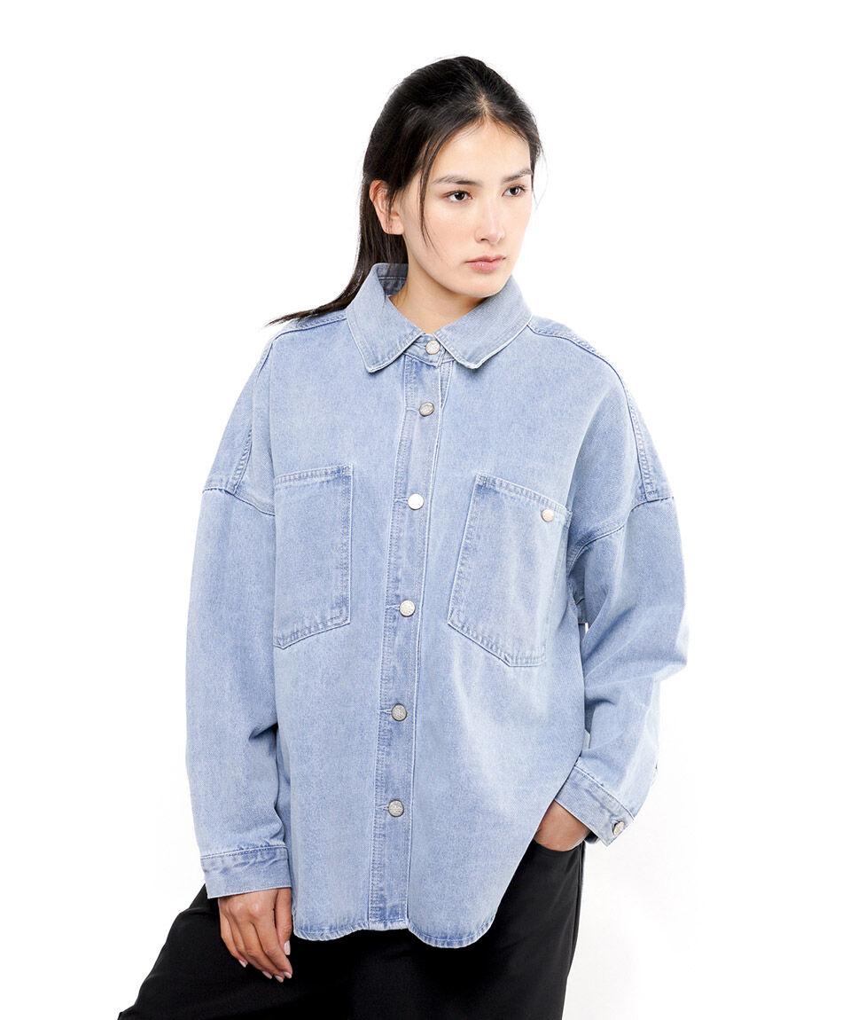 Chaqueta mujer denim oversize