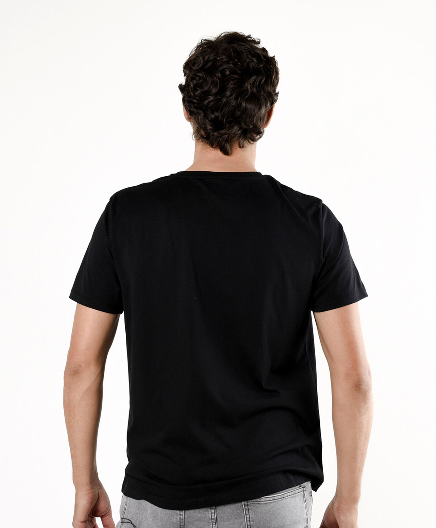 Polera hombre lisa parche gamer Polera hombre lisa parche gamer