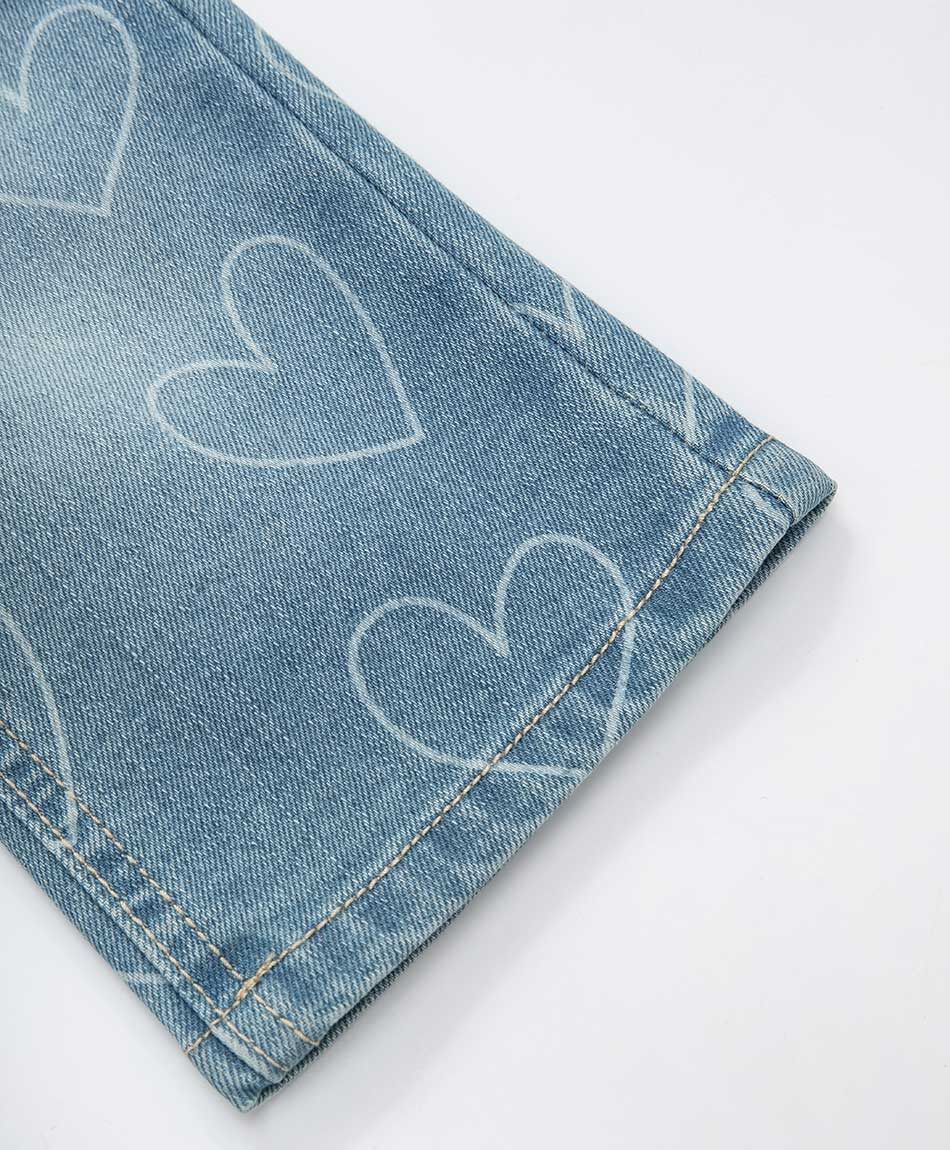 Jeans beb&eacute; corazones