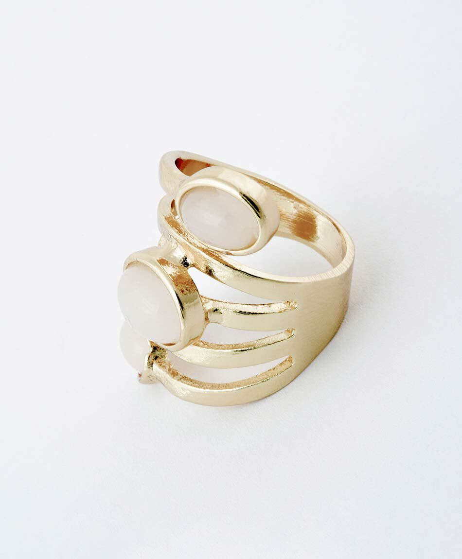 Anilo mujer 3 piedras 1 pieza