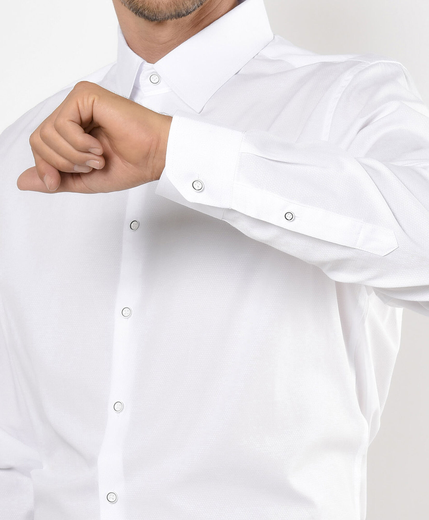 Camisa hombre lisa blanca Camisa hombre lisa blanca