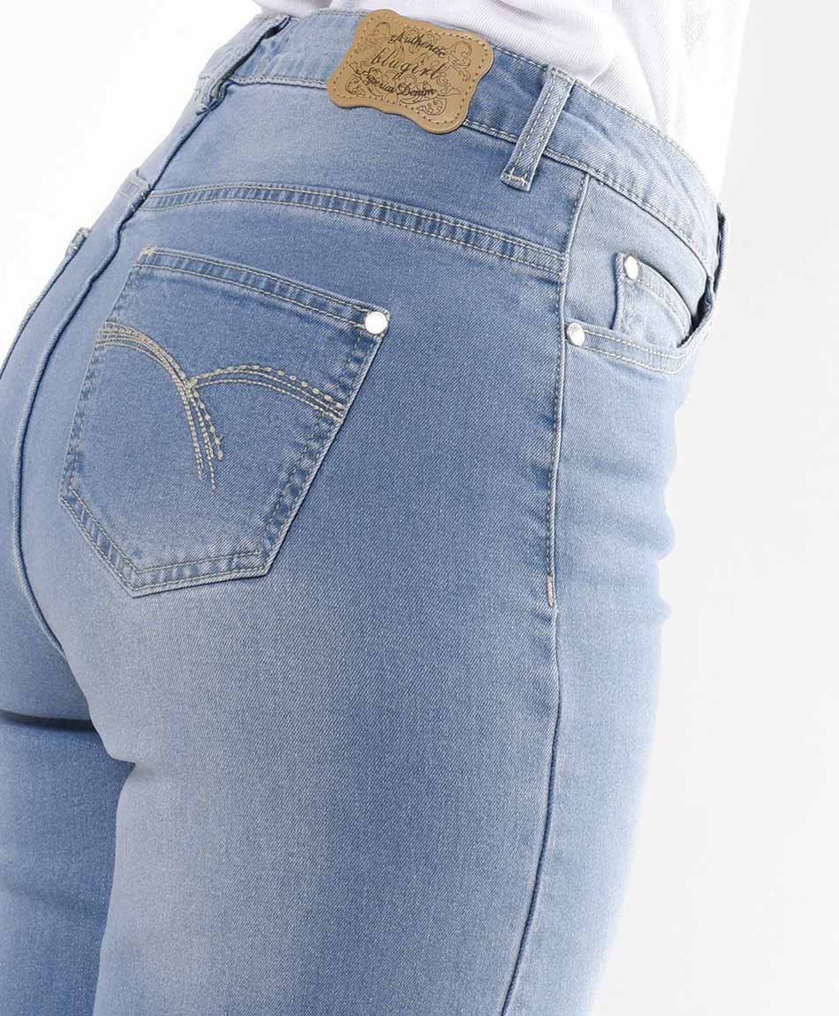 Jeans mujer basta botones wide Jeans mujer basta botones wide