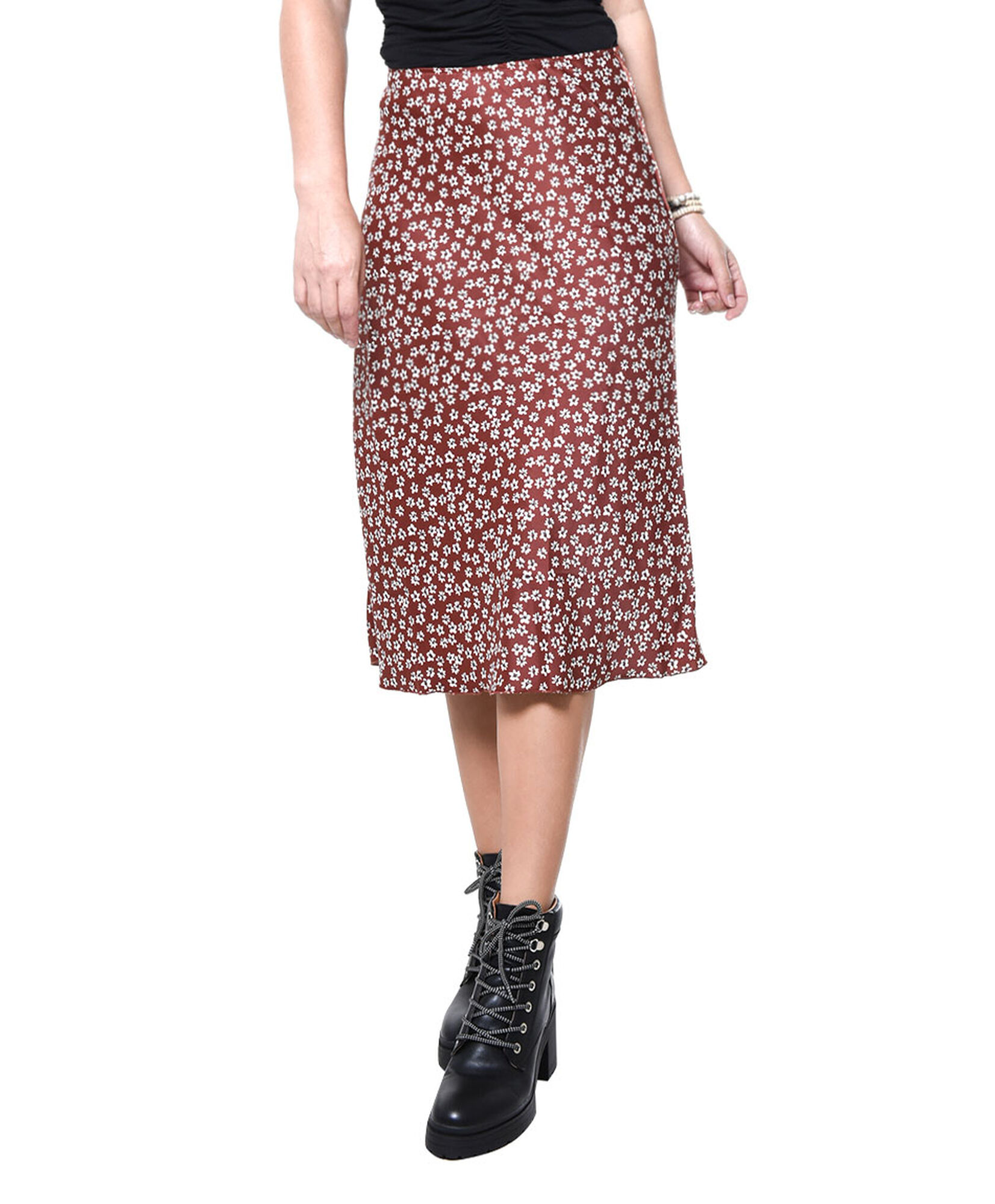 Falda estampada satin Falda estampada satin