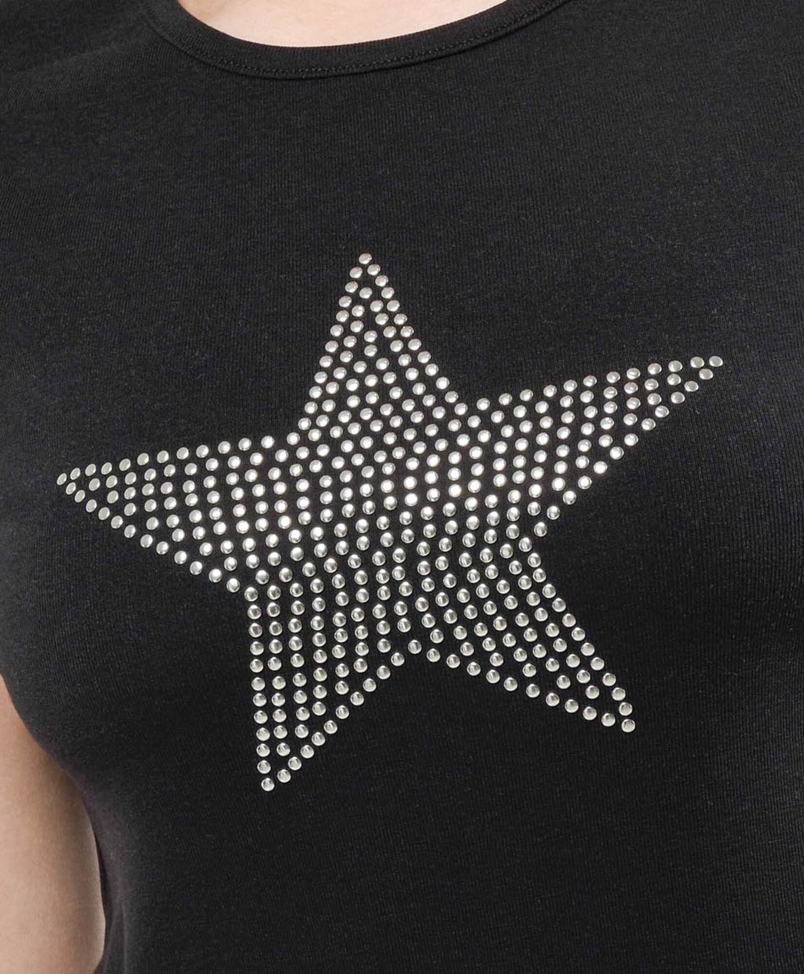 Polera mujer estrella metálica Polera mujer estrella metálica