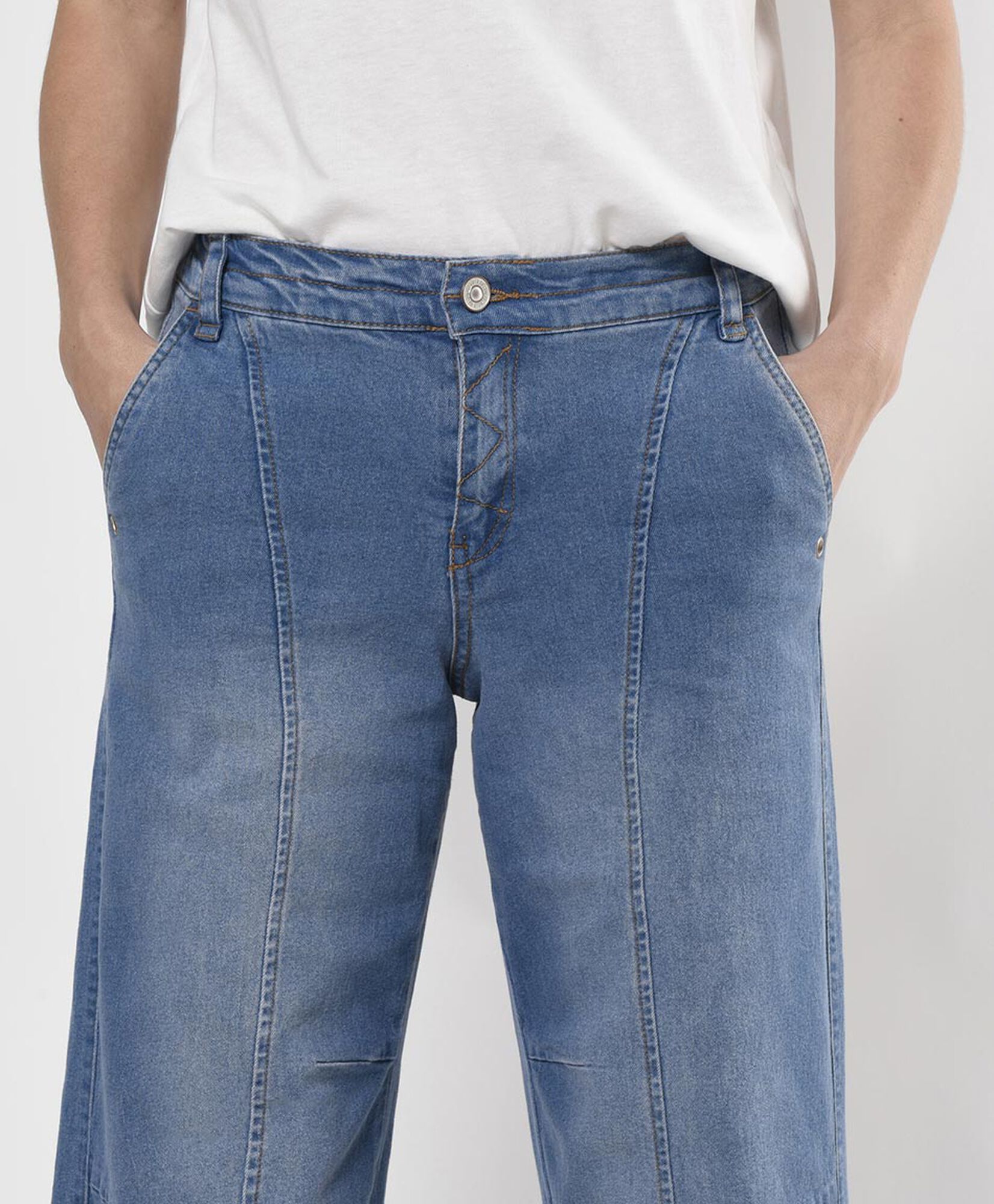 Jeans mujer englobado wide Jeans mujer englobado wide