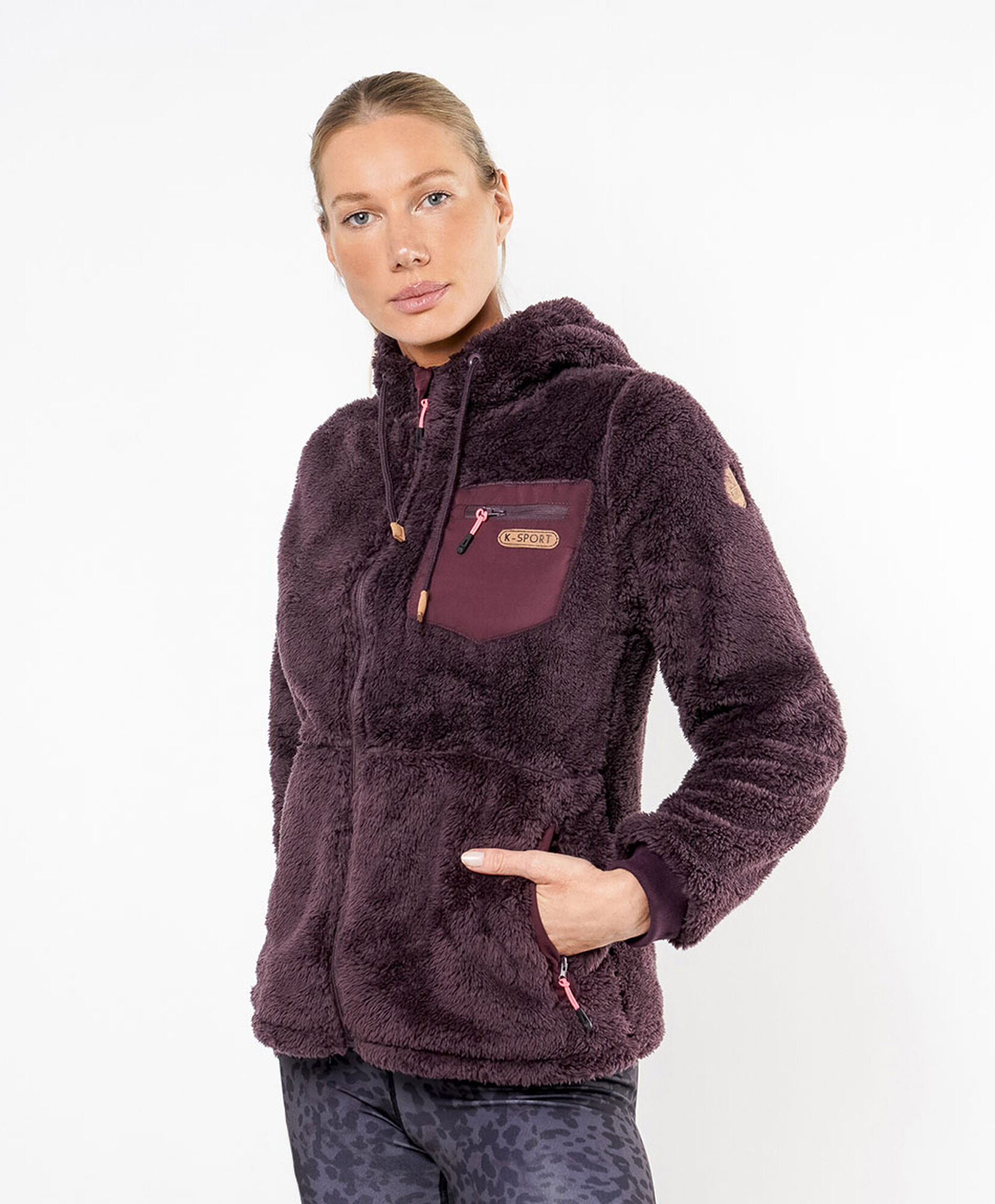 Polar deportivo mujer bolsillo mix Polar deportivo mujer bolsillo mix