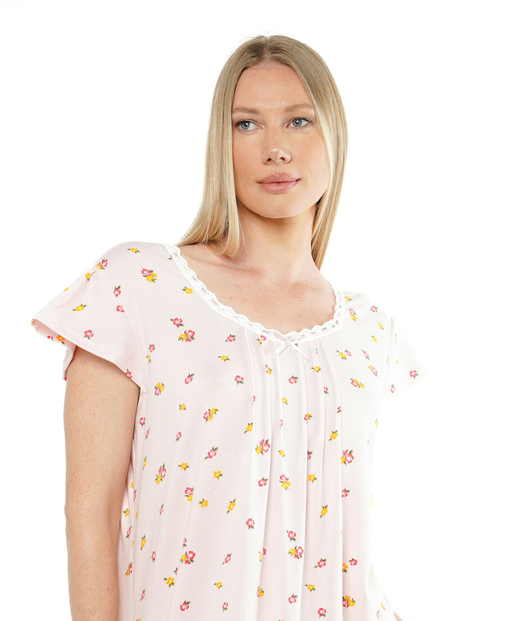 Camisa de dormir mujer florcitas pink Camisa de dormir mujer florcitas pink