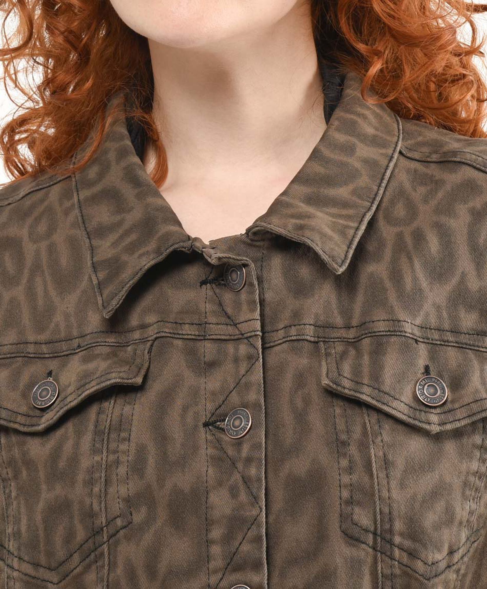 Chaqueta mujer denim animal print Chaqueta mujer denim animal print