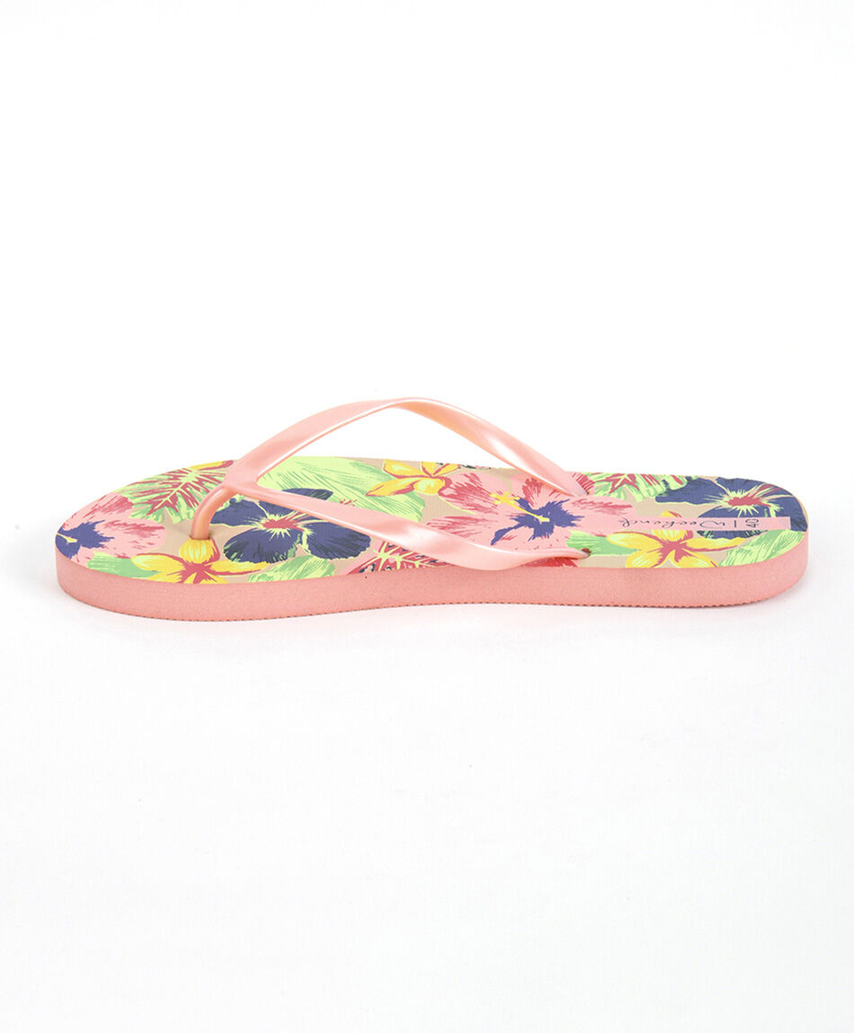 Hawaiana mujer floreada