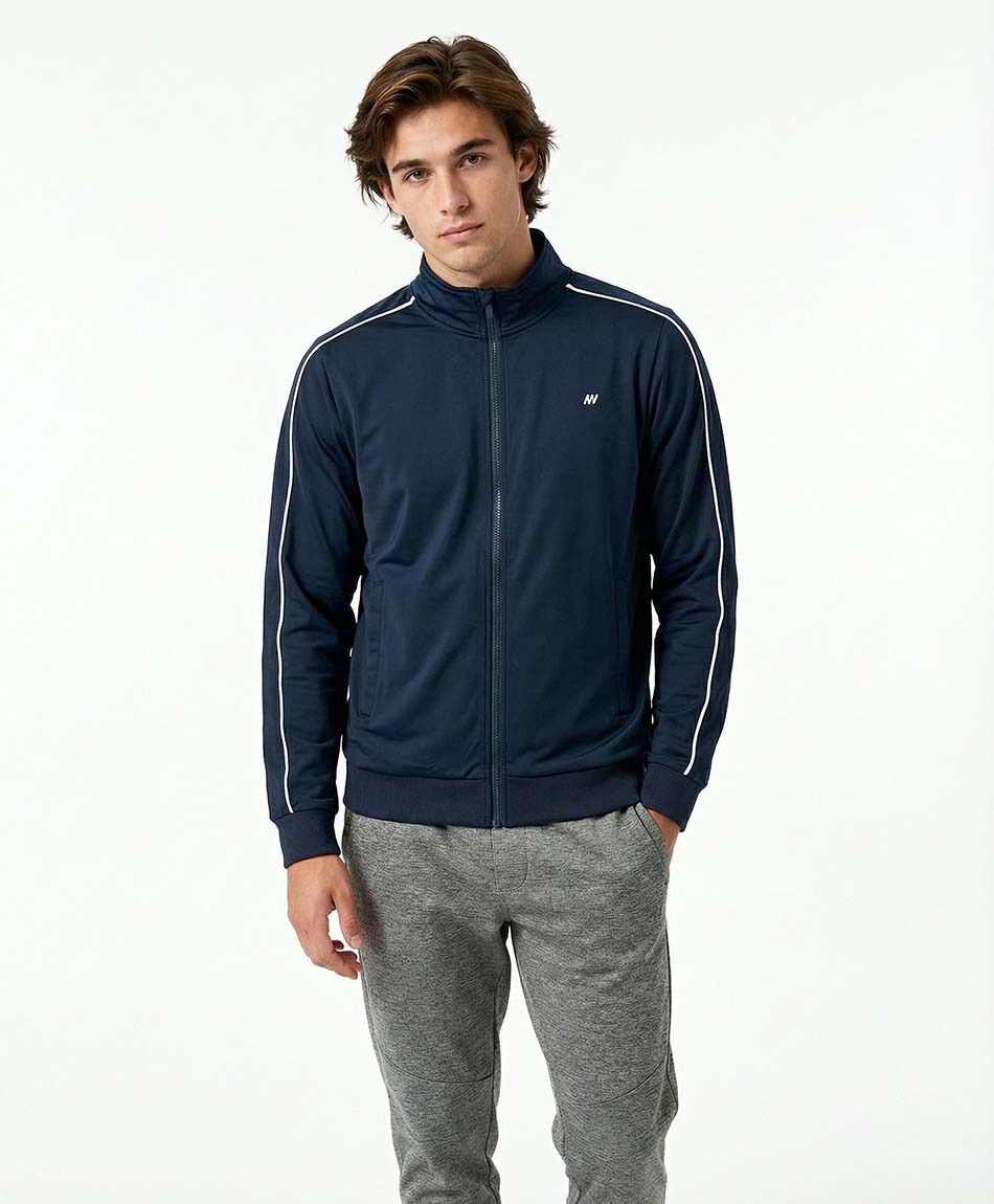 Poler&oacute;n deportivo hombre navy