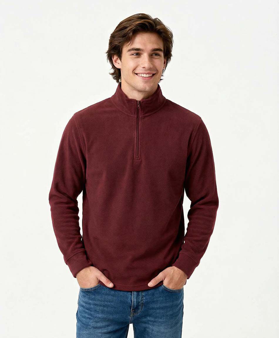 Poler&oacute;n hombre outdoor medio cierre