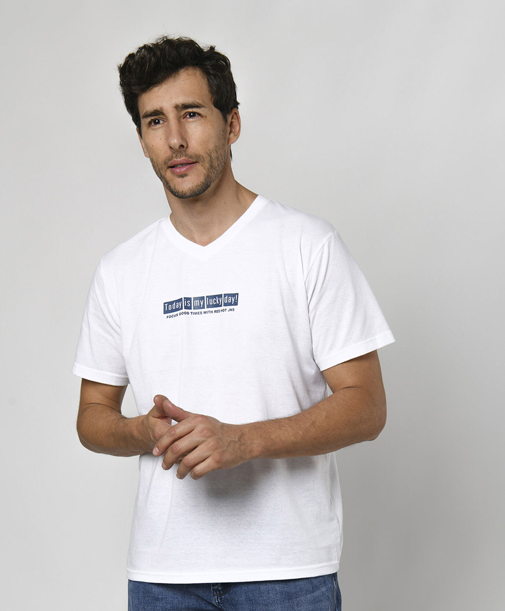 Polera hombre texto Polera hombre texto