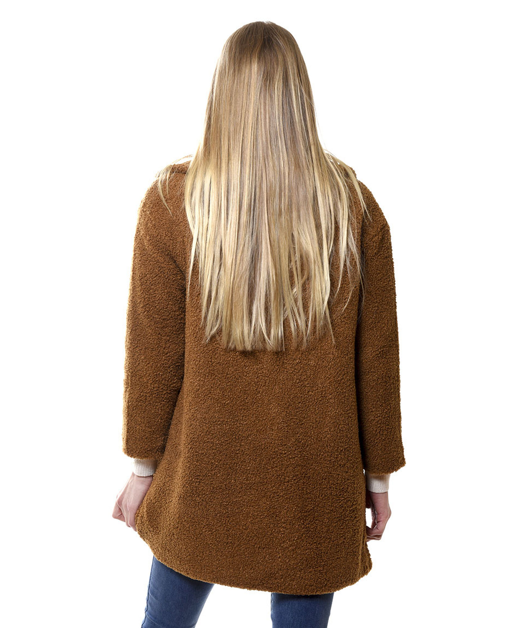 Chaqueta larga teddy Chaqueta larga teddy