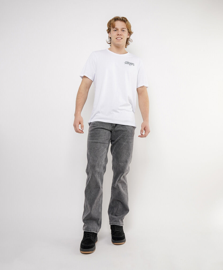 Jeans hombre gris casual