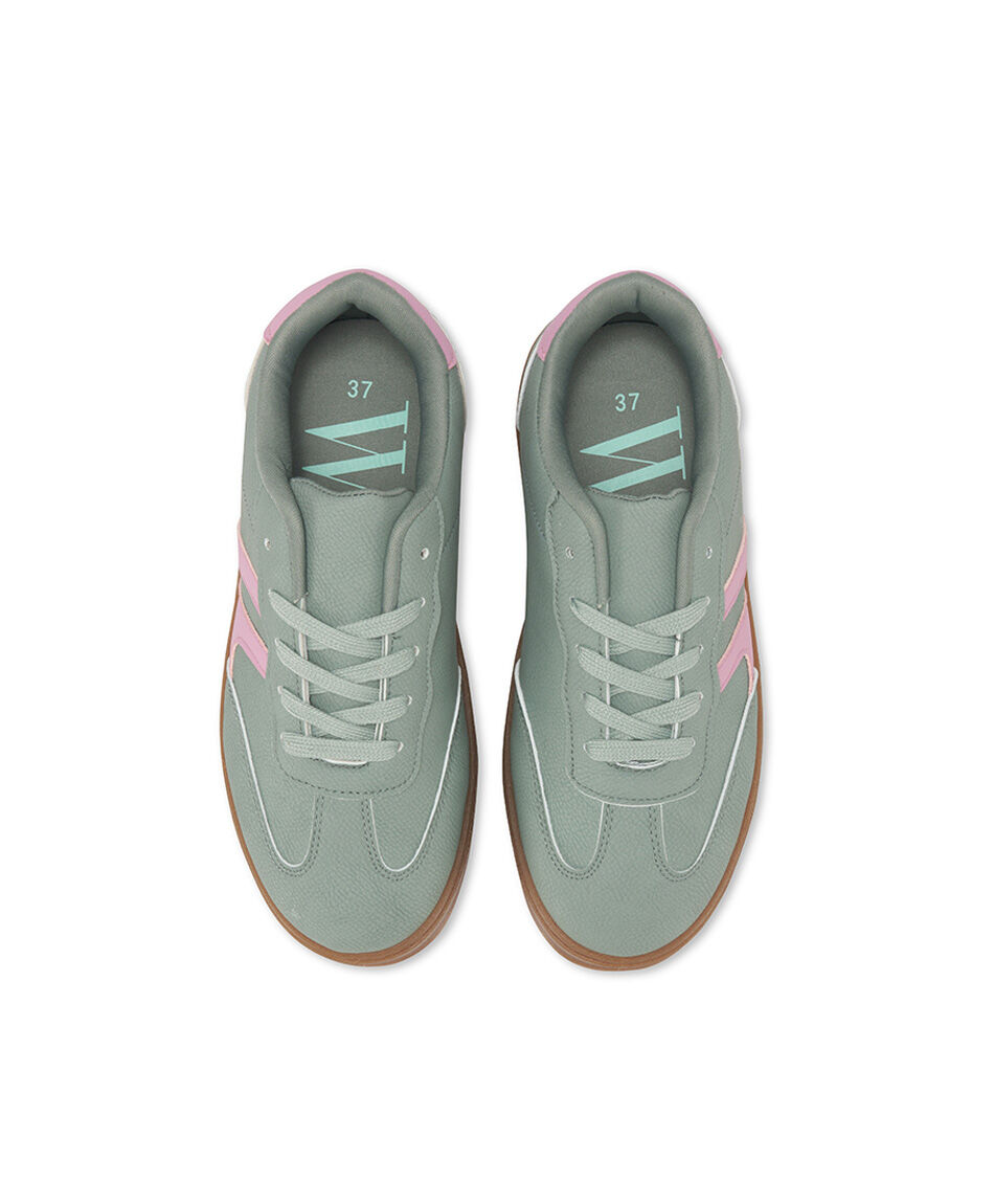 Zapatilla mujer vintage mint