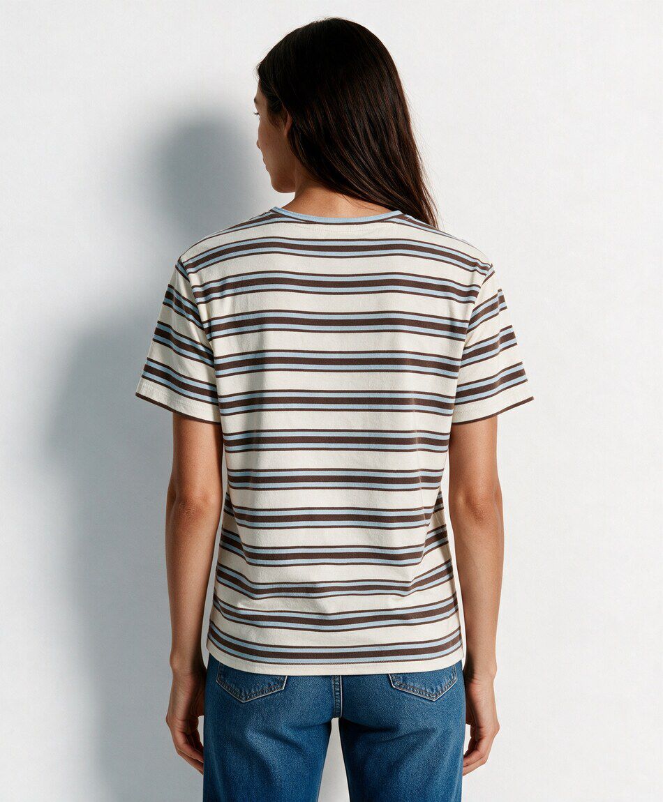 Polera mujer rayas colores