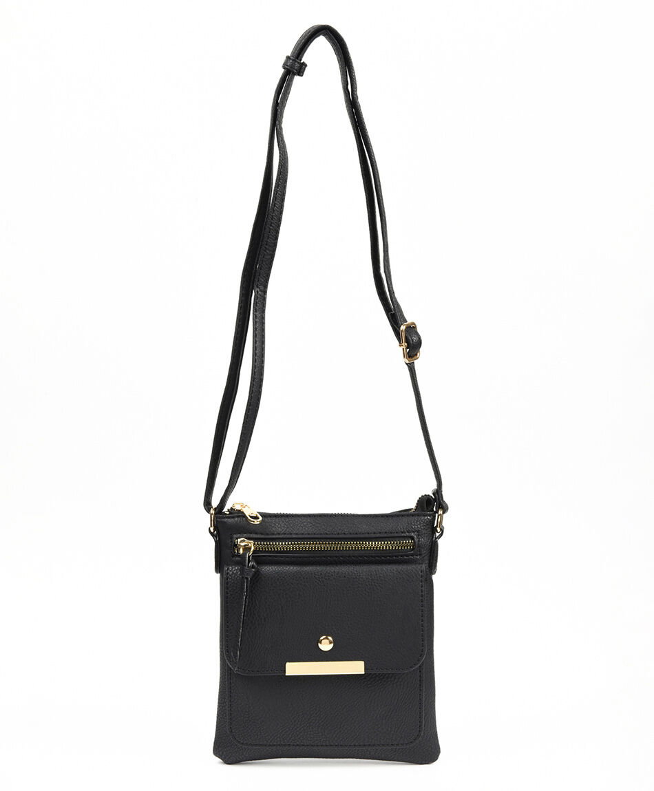 Bandolera mujer mini bot&oacute;n