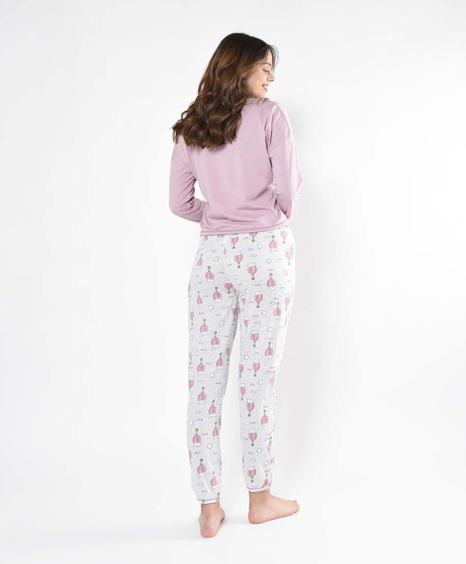 Pijama mujer gatitos 2 piezas