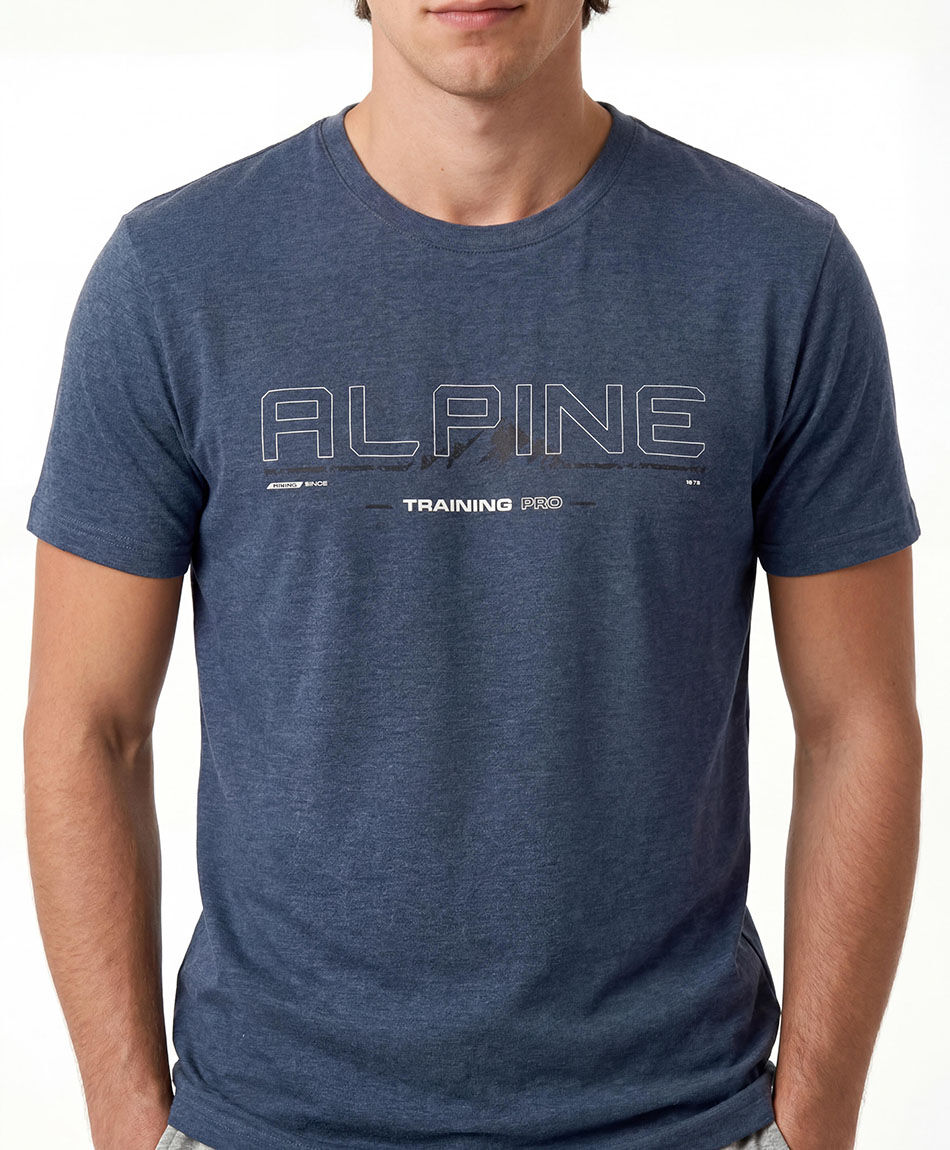 Polera deportiva hombre alpine melange