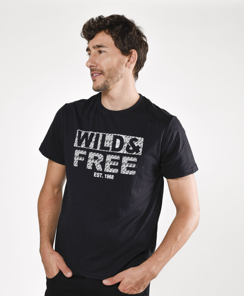 Polera manga corta cuello redondo