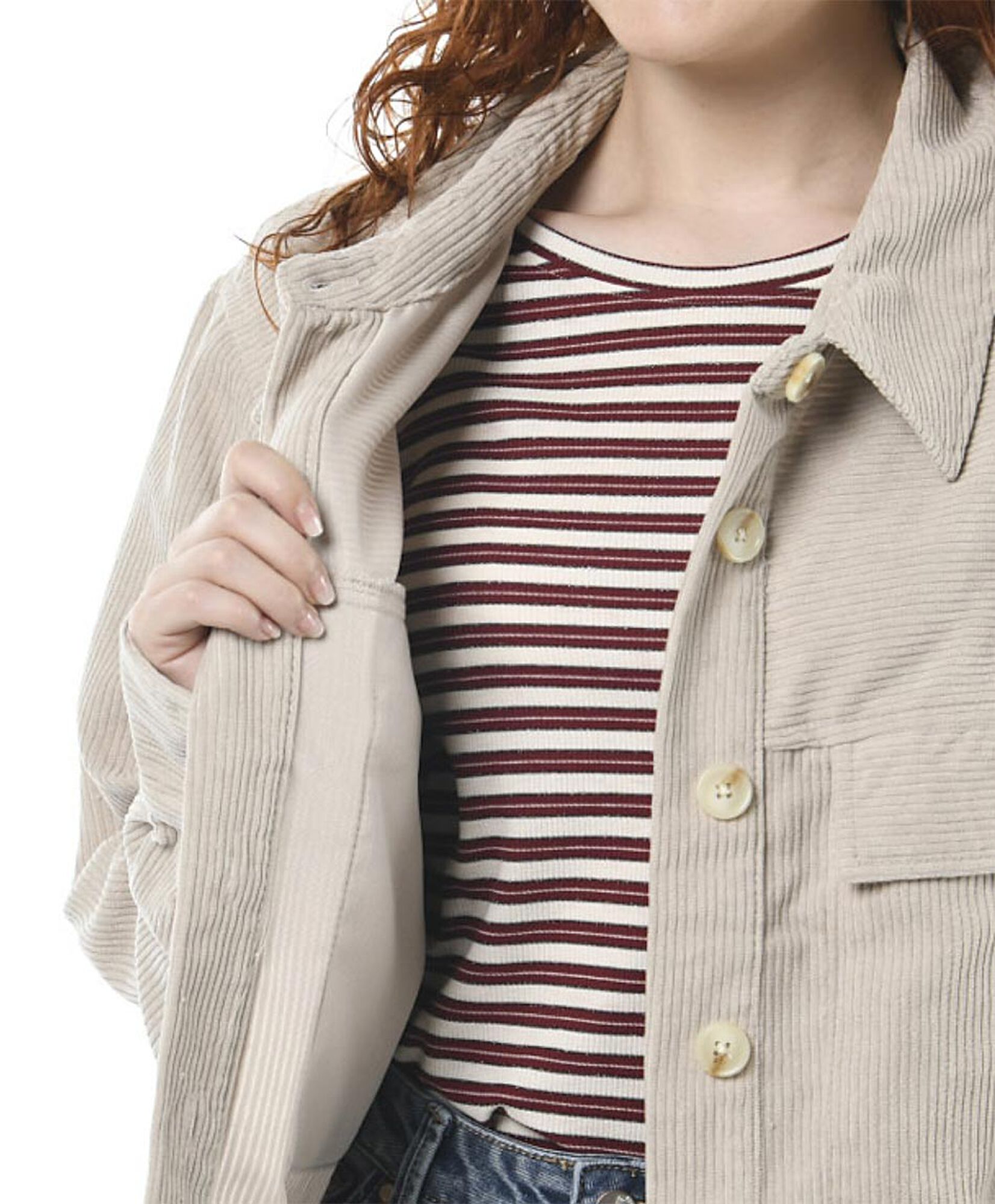 Chaqueta mujer corderoy oversize Chaqueta mujer corderoy oversize
