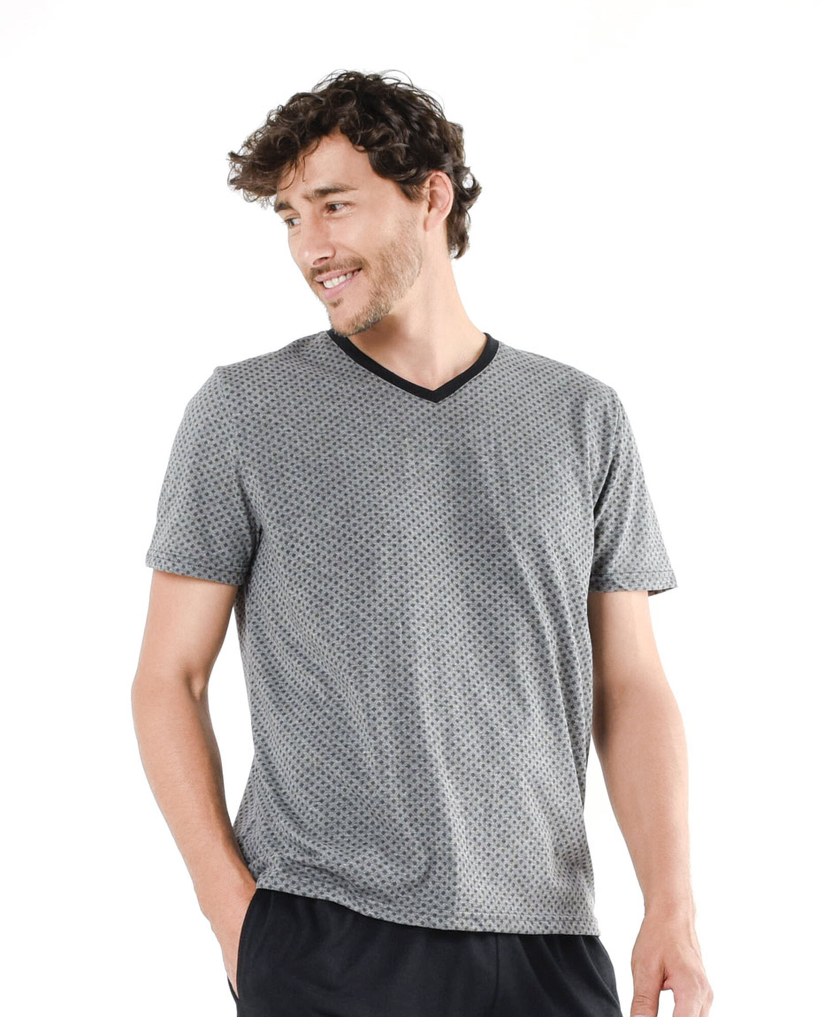 Pijama hombre diseño gris Pijama hombre diseño gris
