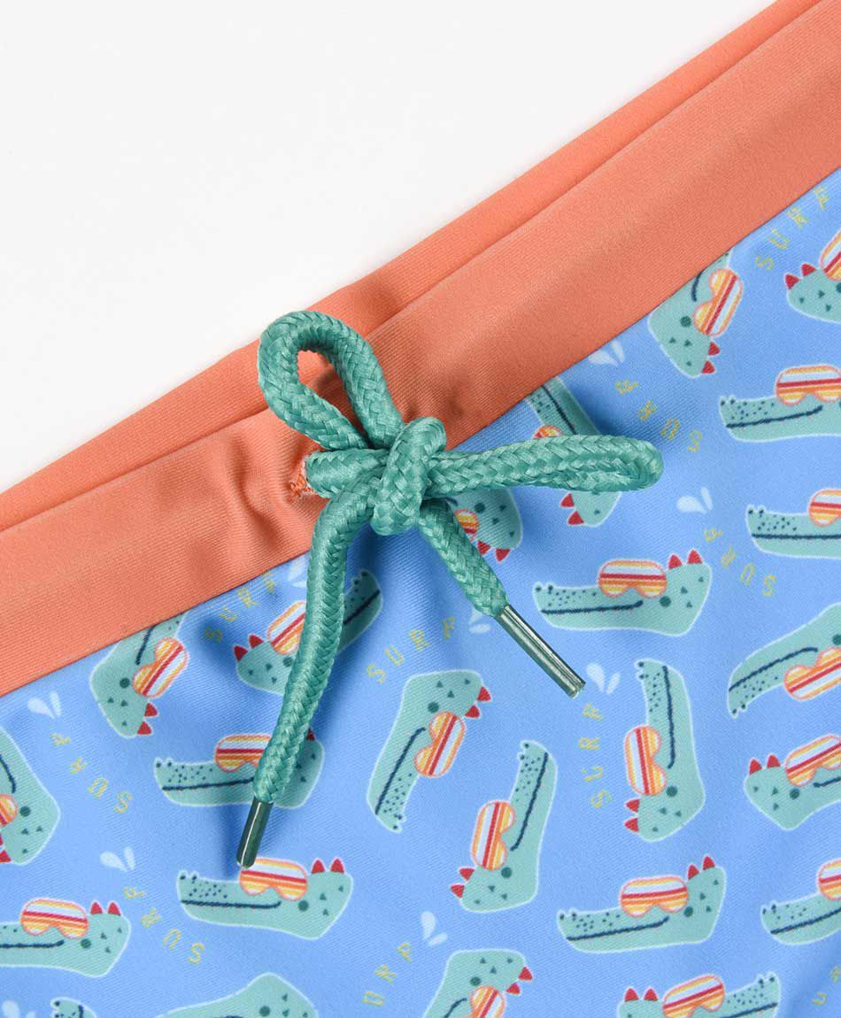 Traje de ba&ntilde;o beb&eacute; cocodrilos