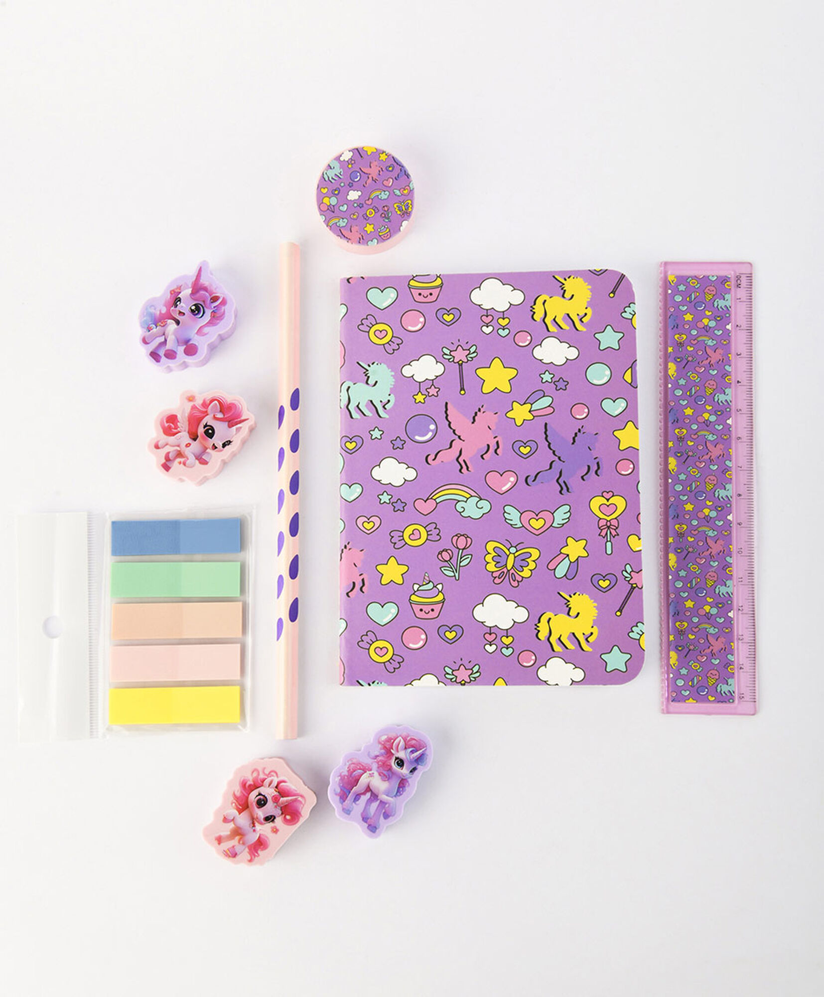 Kit estuche escolar unicornio Kit estuche escolar unicornio