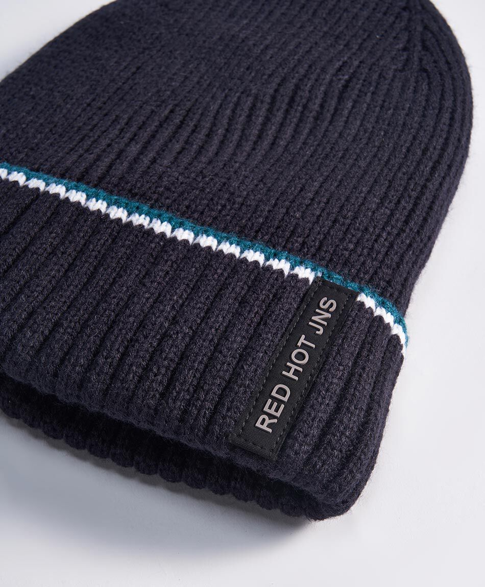Gorro hombre casual de invierno navy