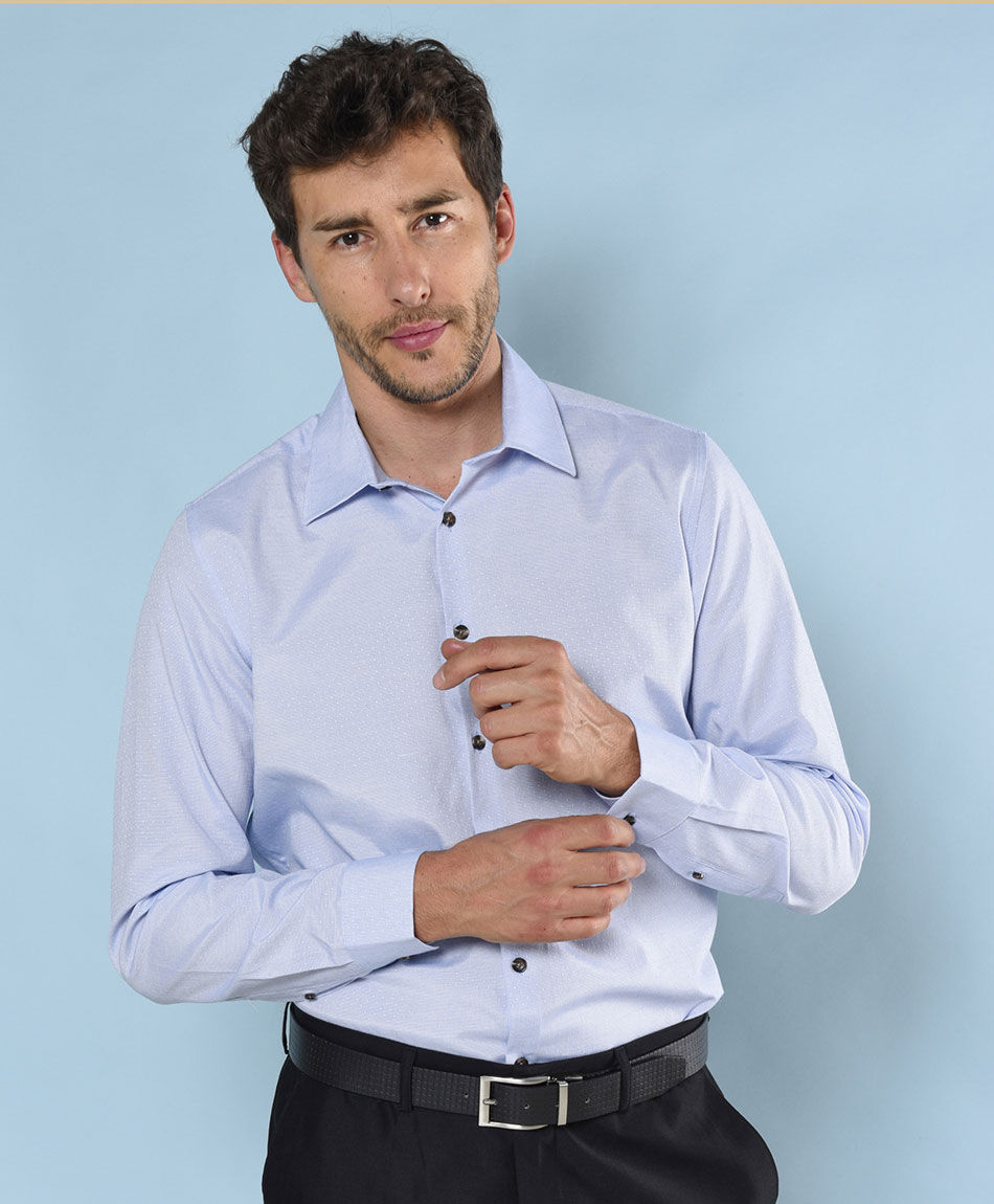 Camisa puntos manga larga