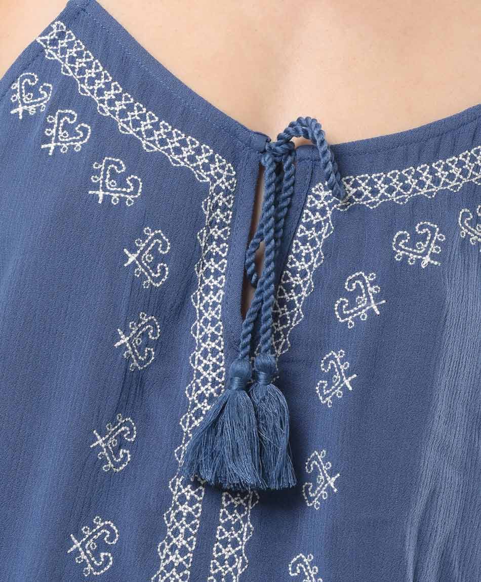 Blusa mujer bordada