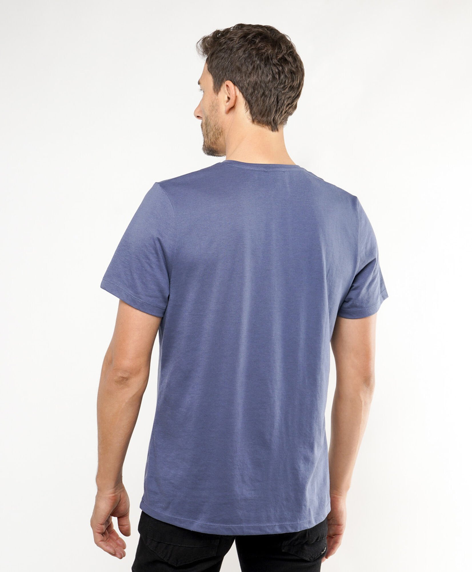 Polera hombre básica cuello v Polera hombre básica cuello v