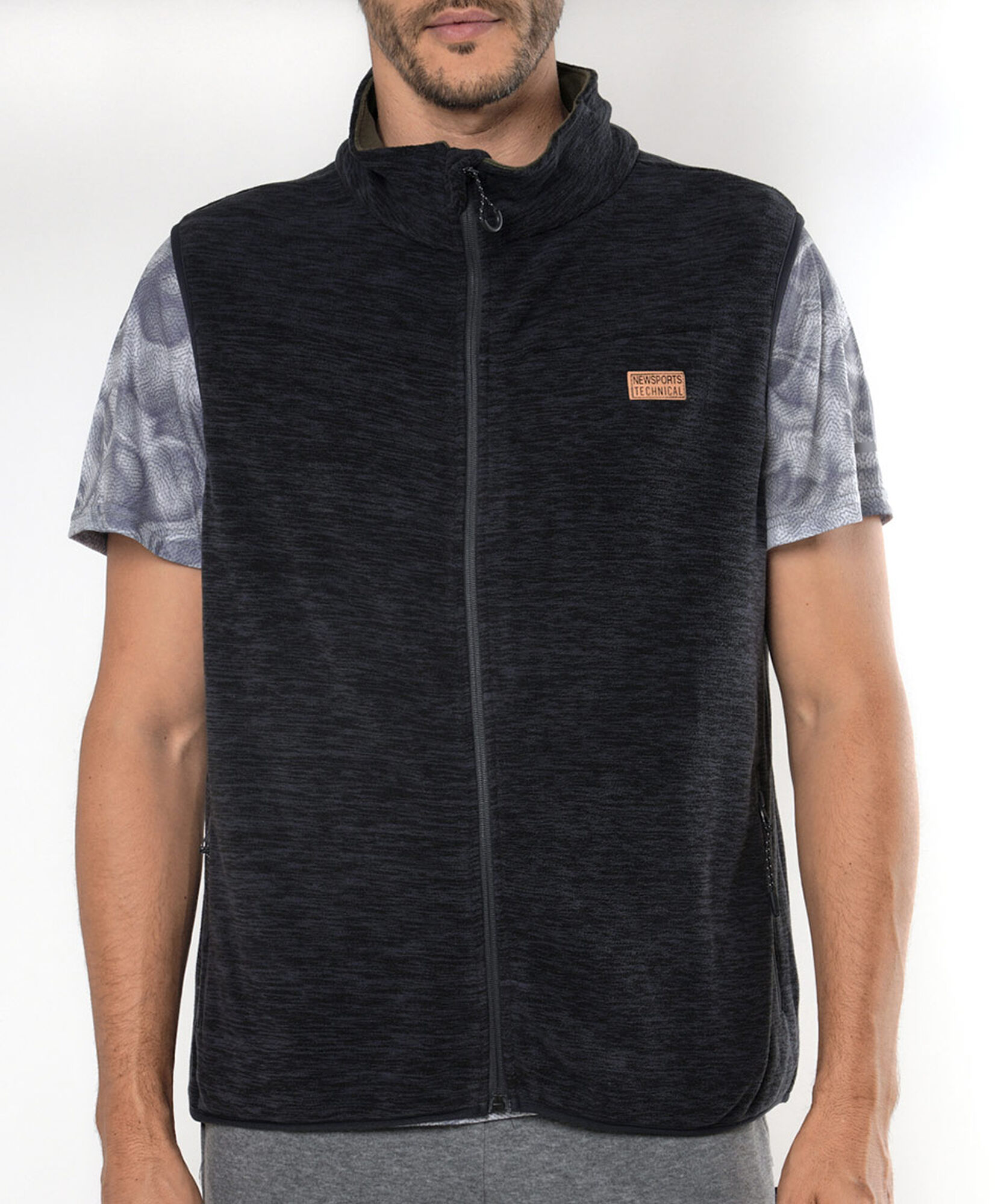 Polar deportivo hombre sin mangas Polar deportivo hombre sin mangas