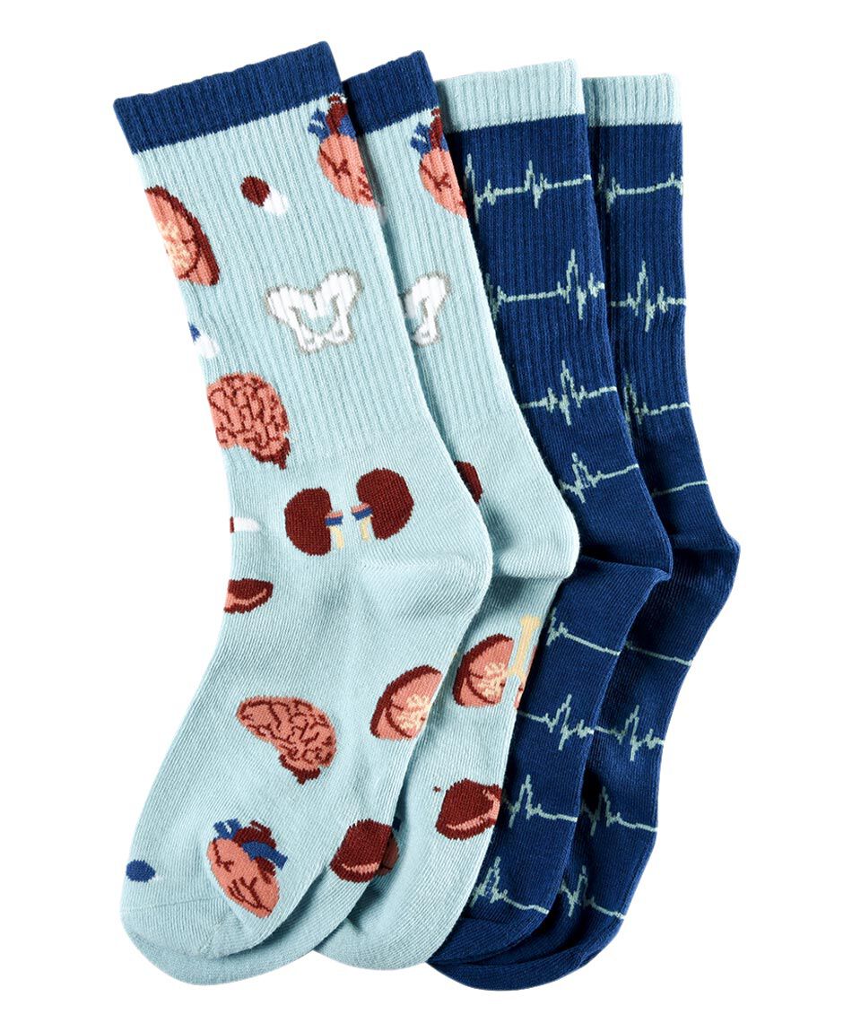 Calcetines pack 2 estampado