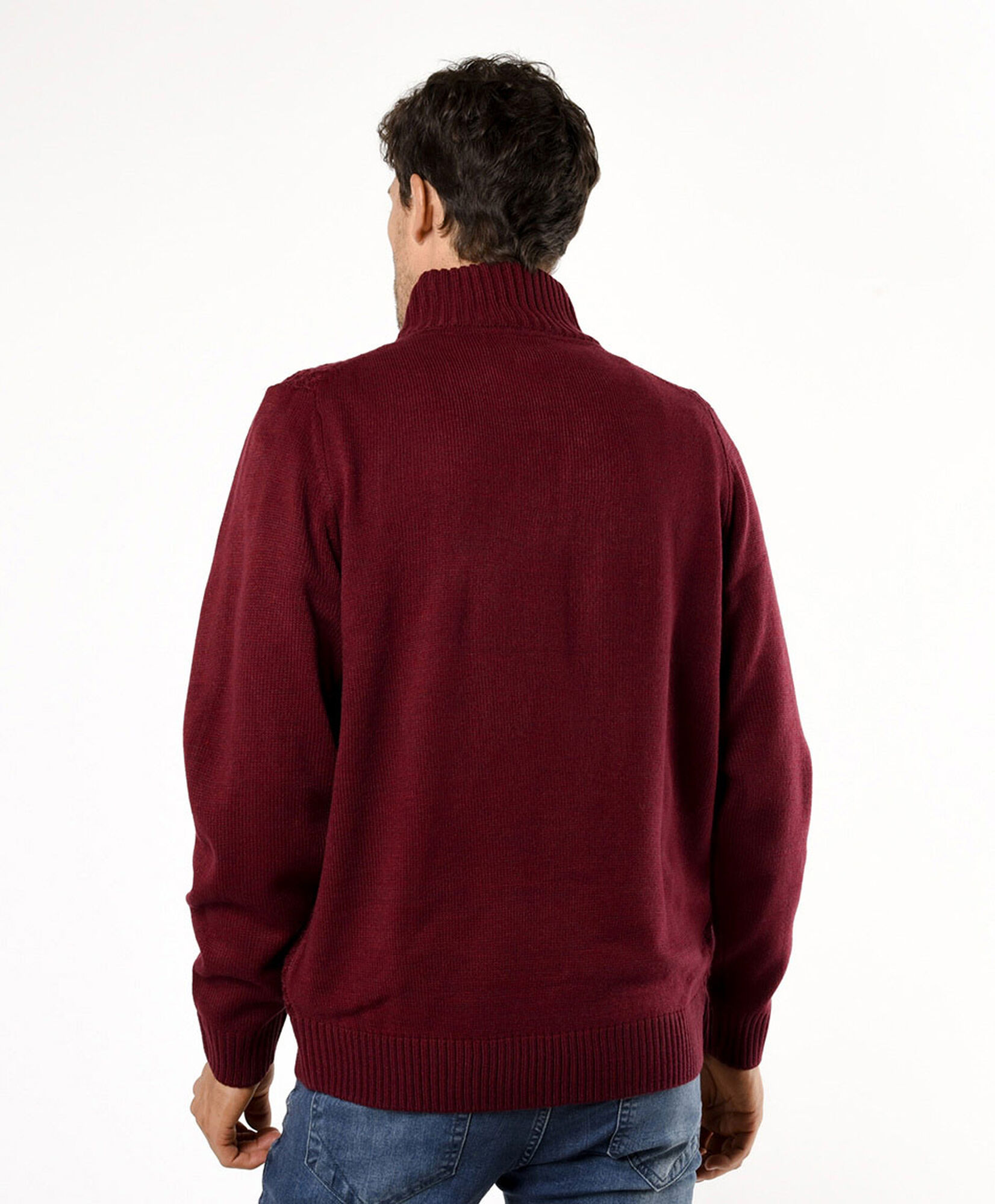 Sweater hombre tejido cuello alto Sweater hombre tejido cuello alto
