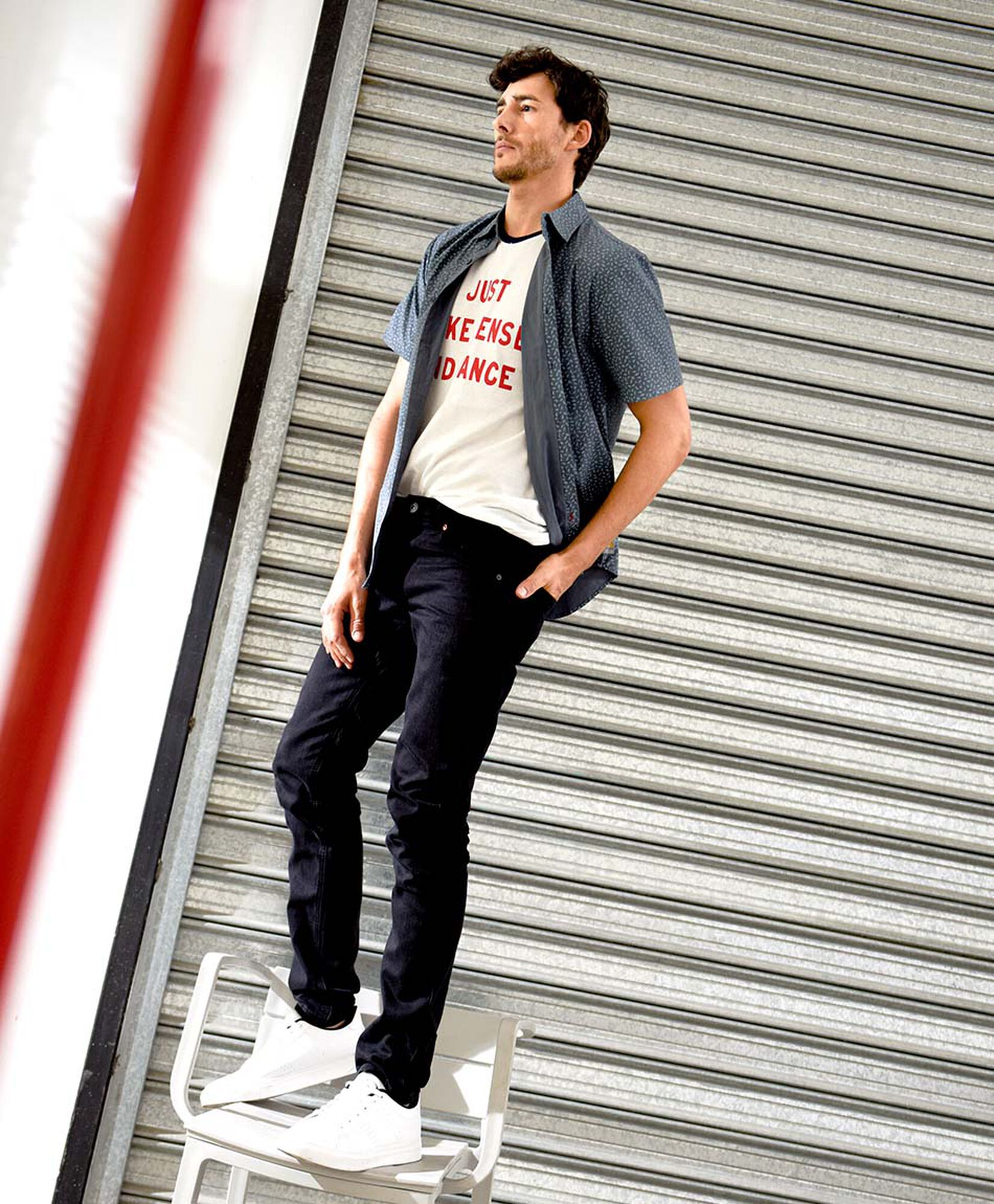 Jeans hombre liso skinny fit Jeans hombre liso skinny fit