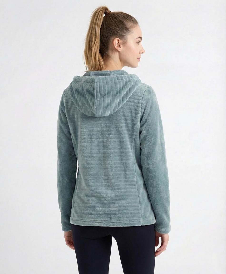 Polar deportivo mujer textura verde